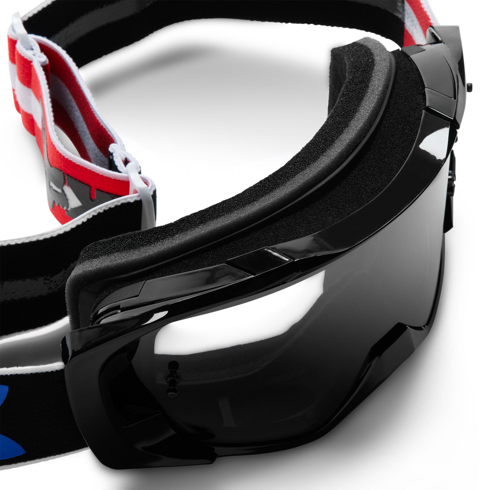 Fox Racing 30423-574-OS Vue Unity Limited Edition Off Road Goggles TruLock White Red Blue