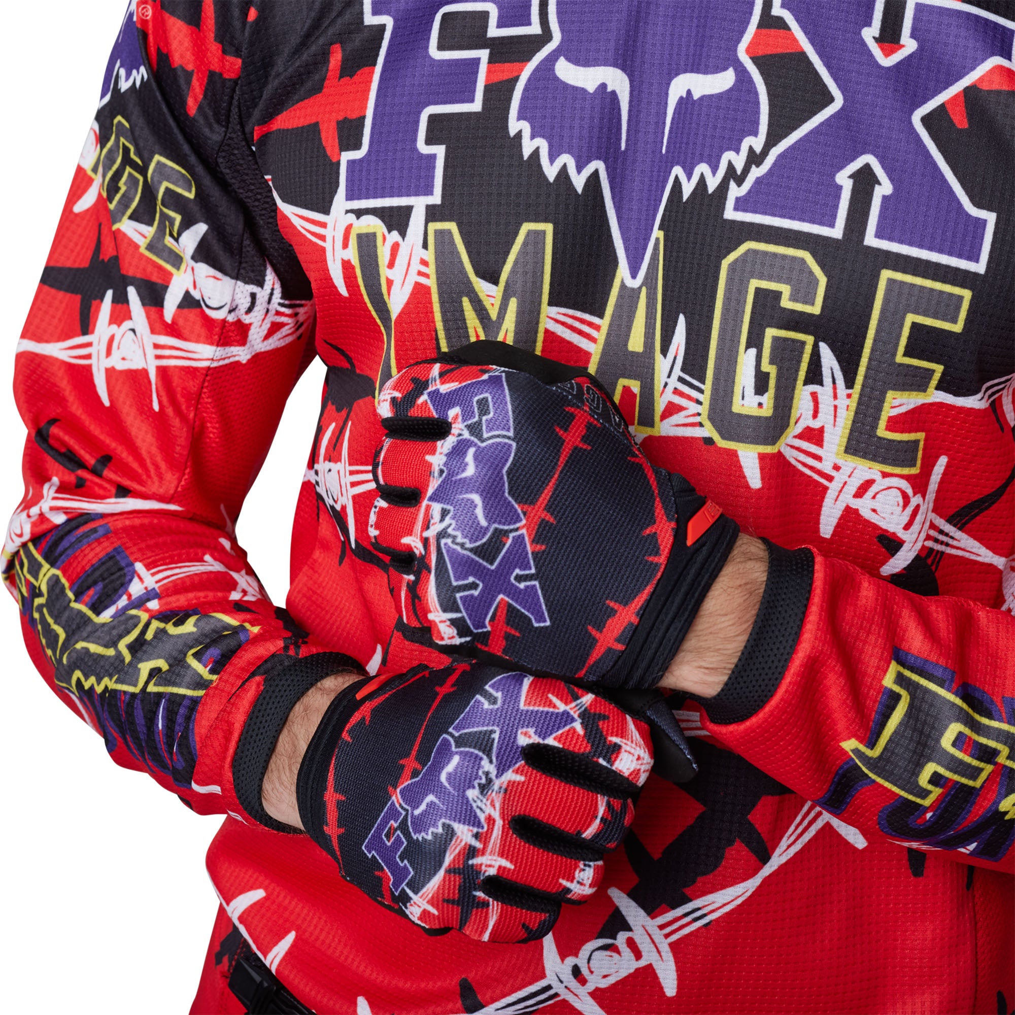 Fox Racing  180 Barbed Wire Special Edition Jersey Lightweight Fluorescent Red