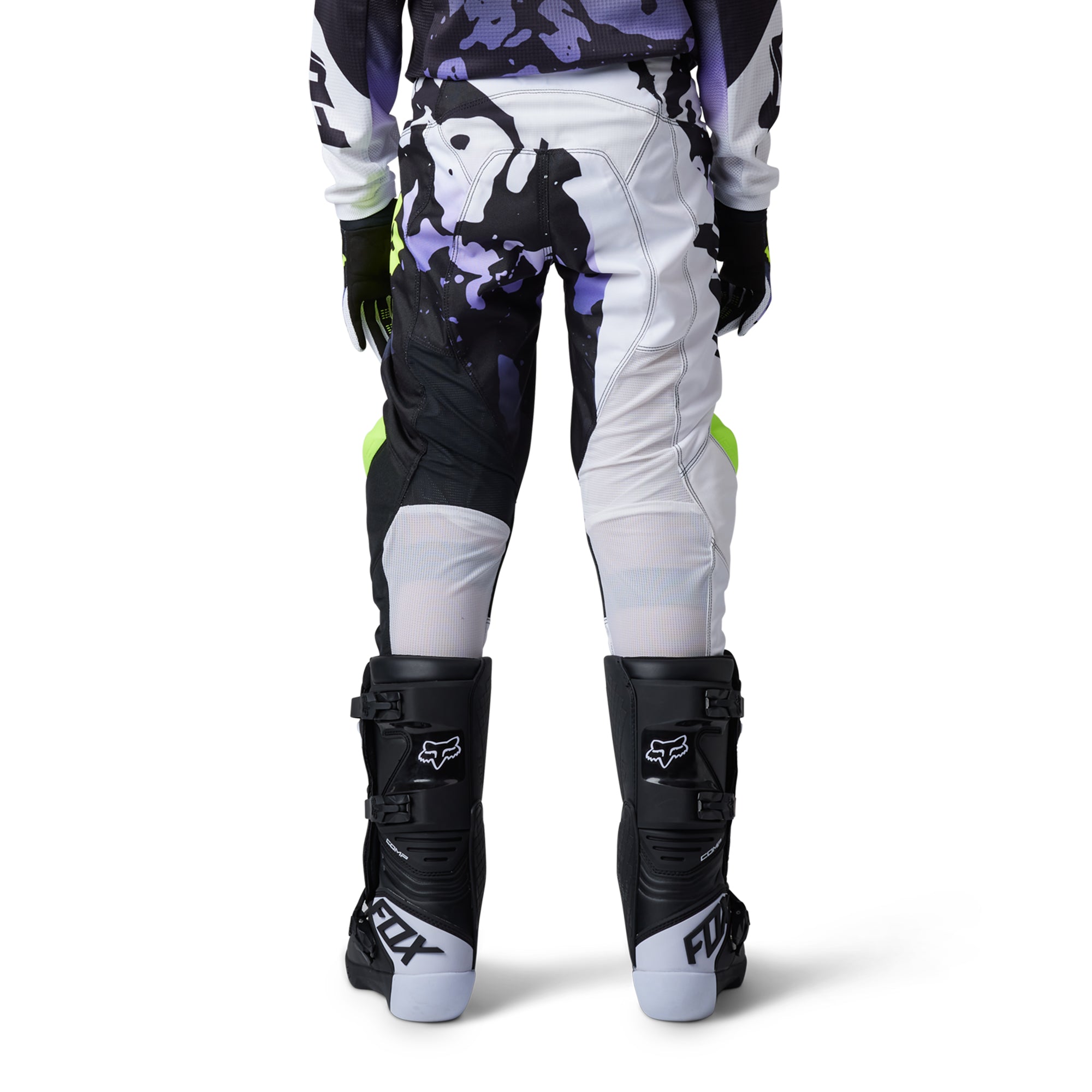 Fox Racing  Youth 180 Morphic Offroad Pants Heat Abrasion Resistant Black White