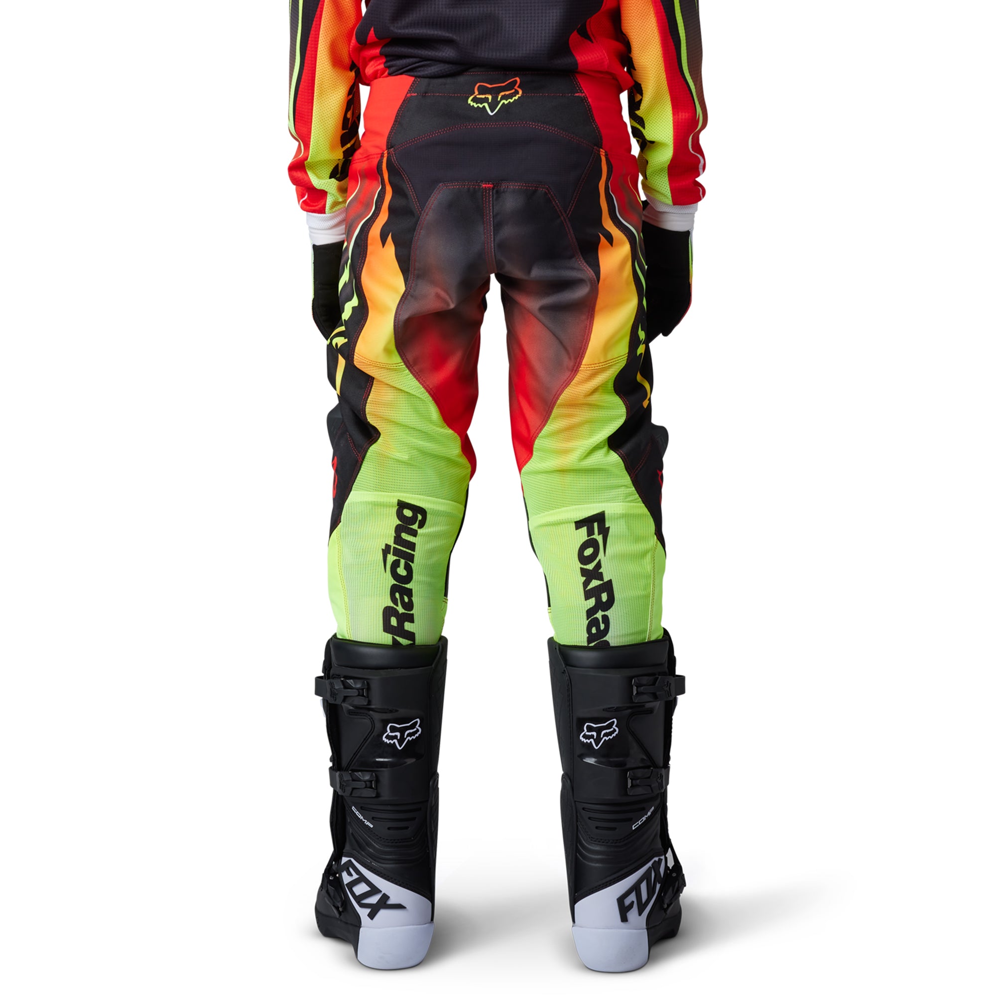 Fox Racing  Youth 180 Statk Offroad Pants RAP Heat Abrasion Resistant Flo Red
