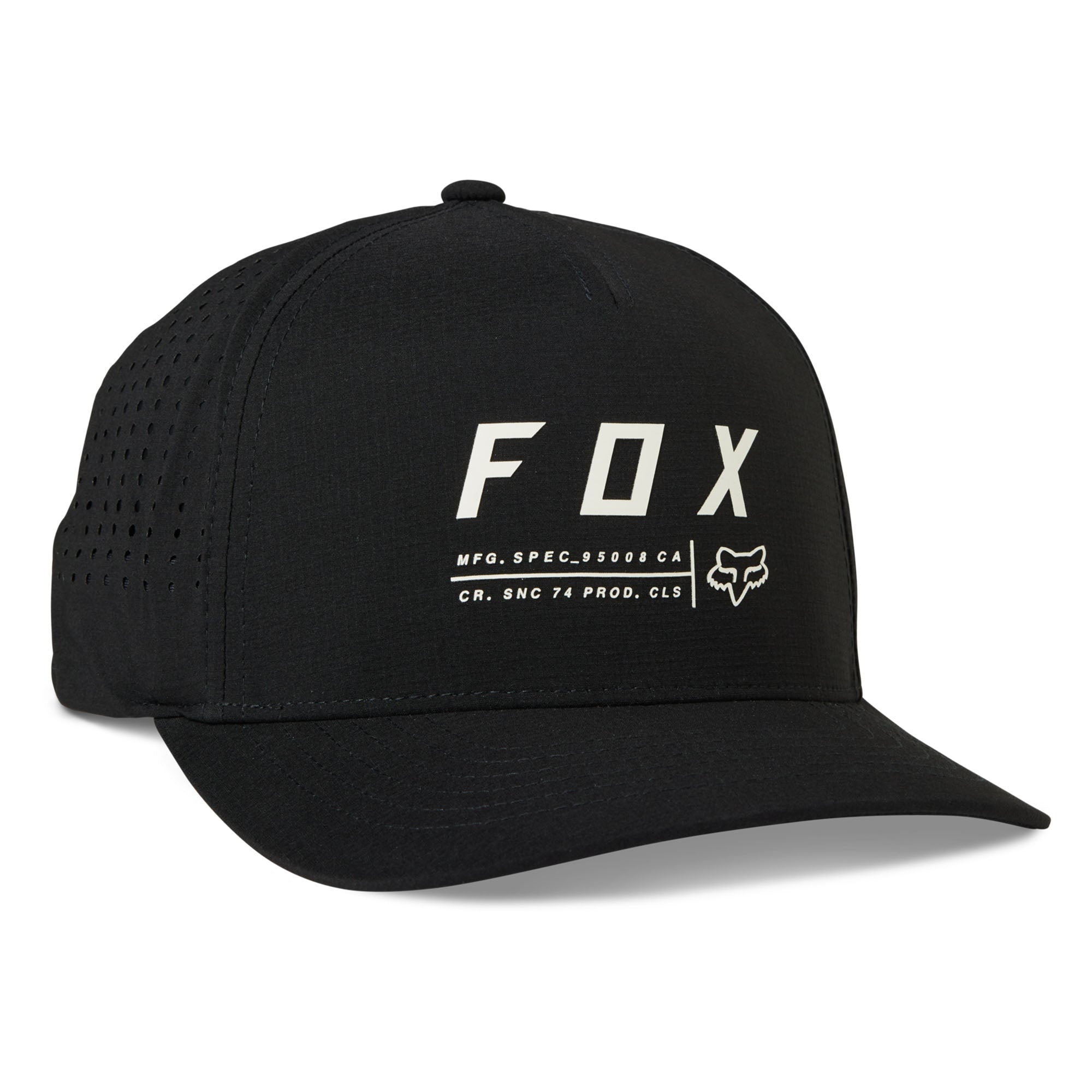 Fox Racing  Non Stop Tech Snapback Baseball Hat Cap Adjustable Flat Brim Casual - One Size