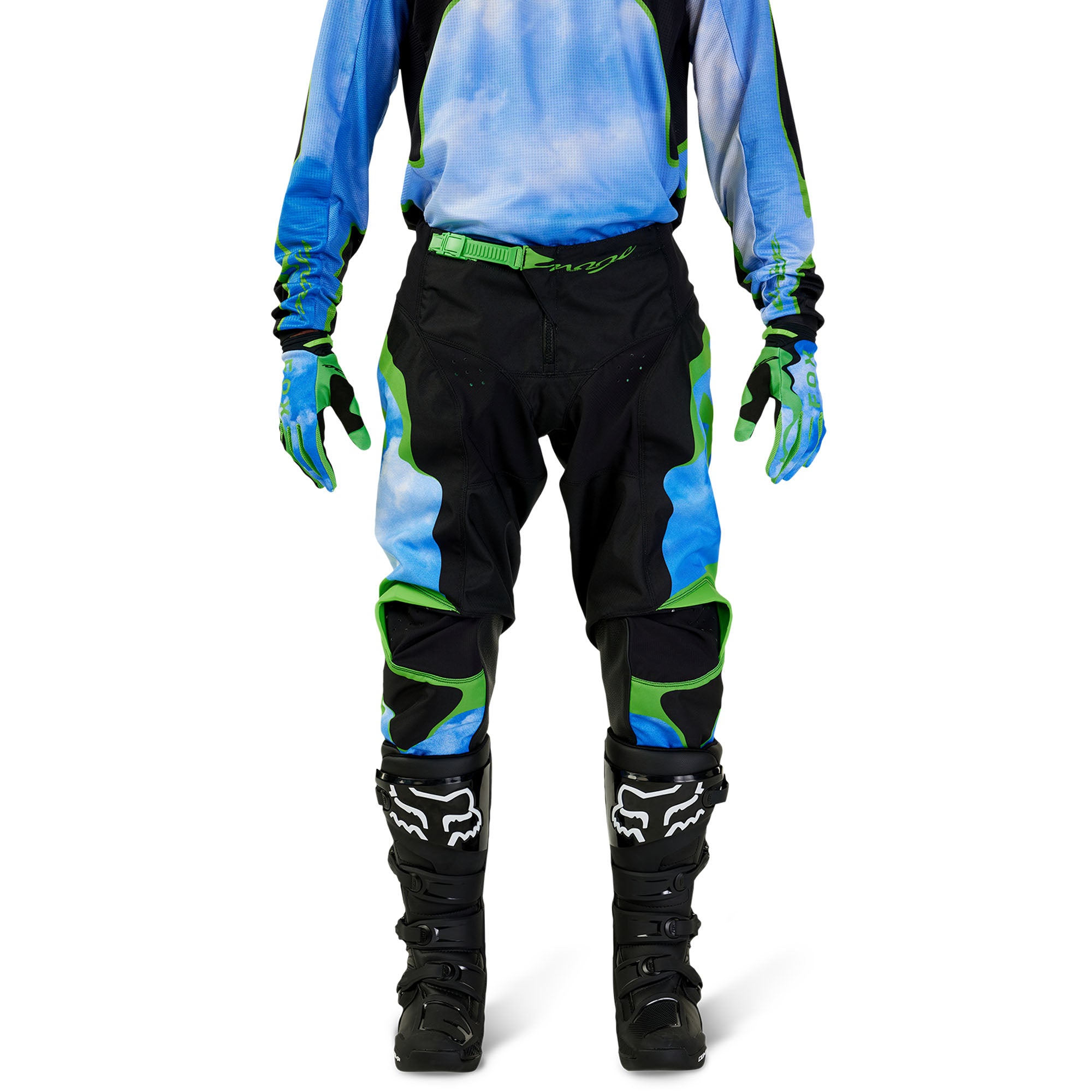Fox Racing 180 Atlas Offroad Pants Black/Green Mens
