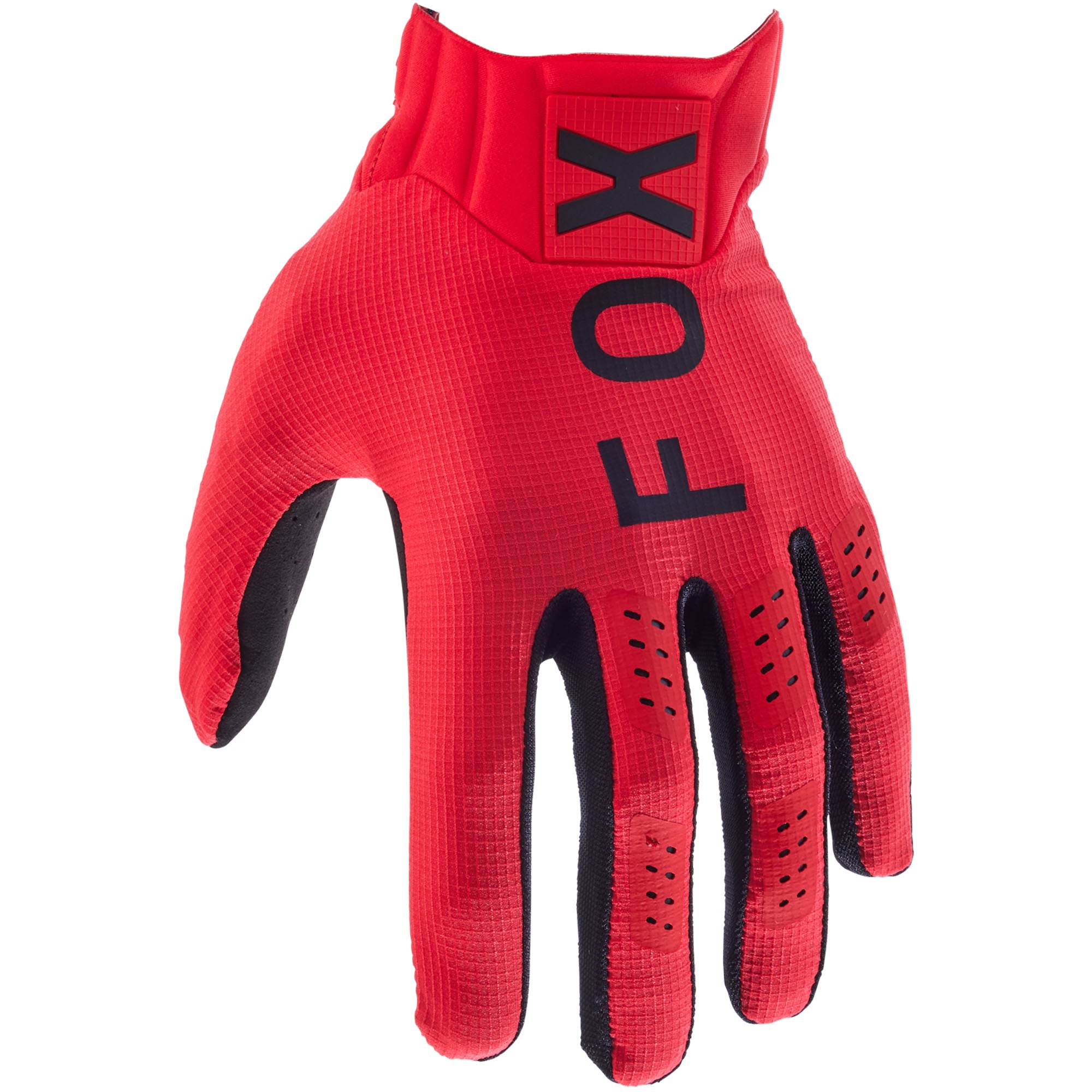Fox Racing Flexair Offroad Gloves Flo Red Mens