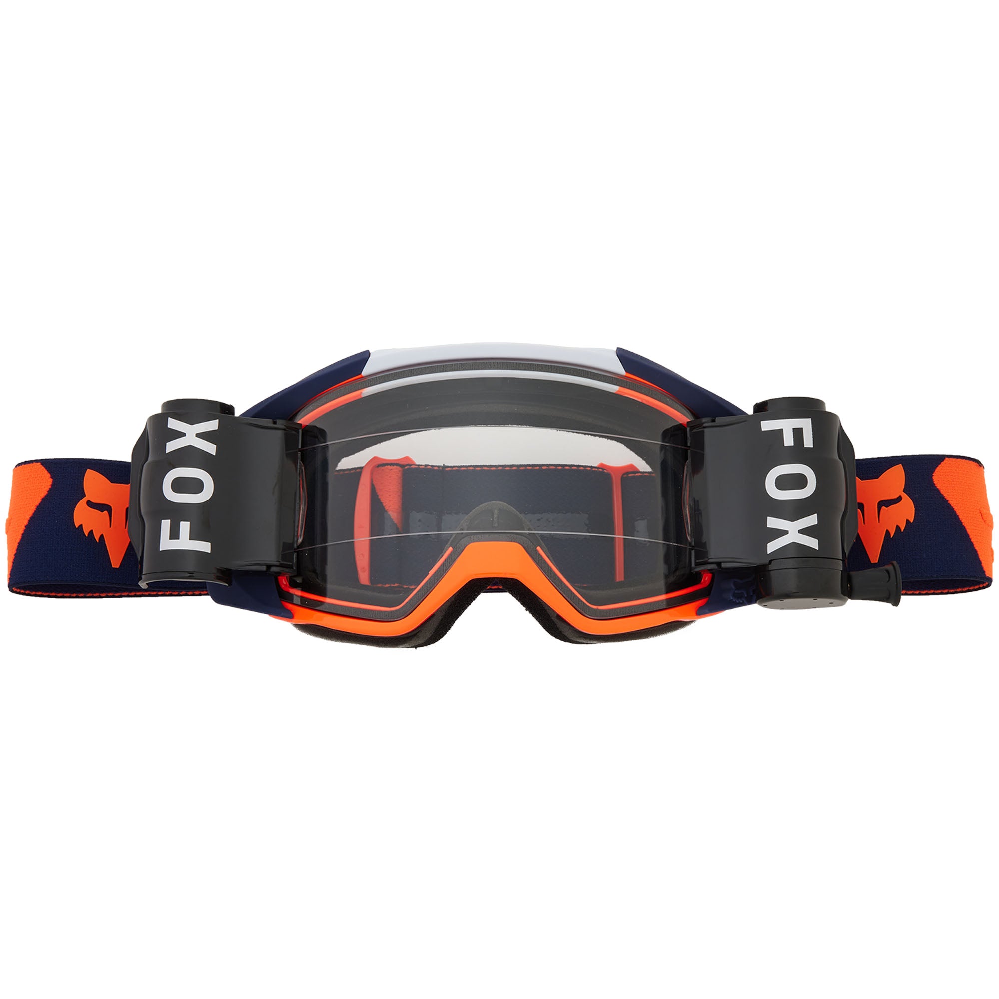 fox ski goggles Fox Racing 31354-425-OS Vue Roll Off Offroad Goggles TruLock Wide View Port 360 Venting -
