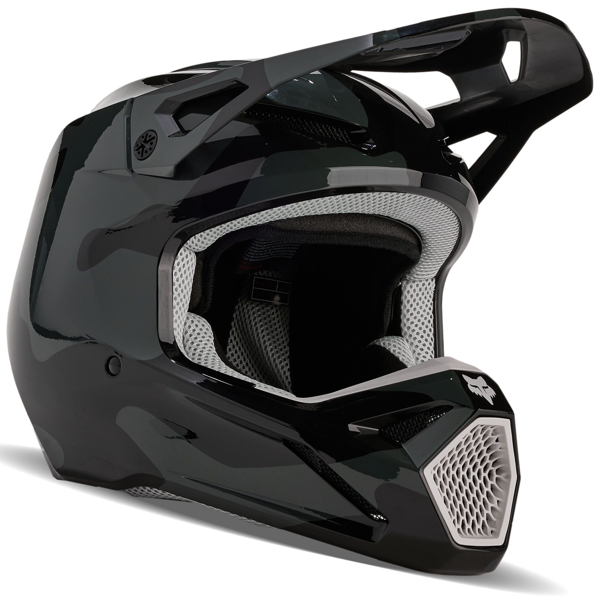 Fox Racing Youth V1 Bnkr Offroad Helmet