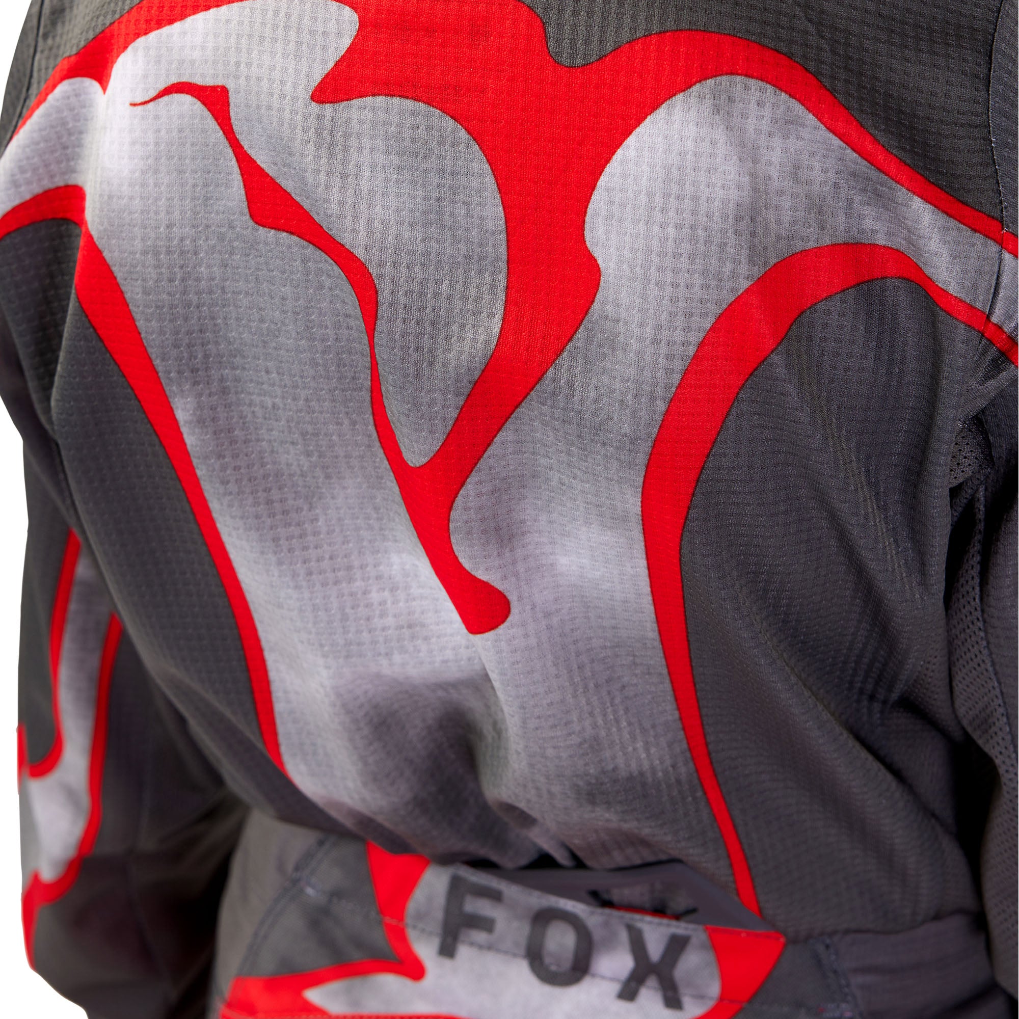 Fox Racing  Youth 180 Atlas Offroad Jersey Moisture Wicking Comfort Grey Red