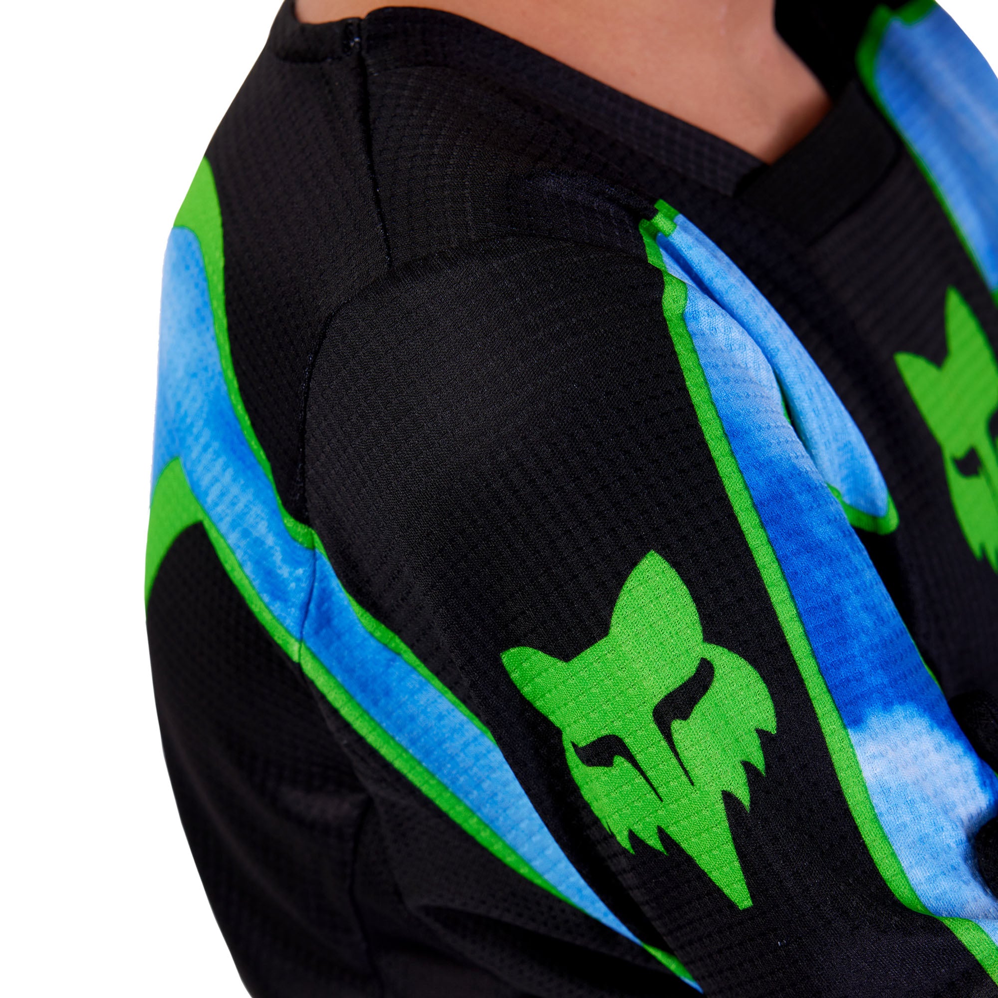 Fox Racing  Youth 180 Atlas Offroad Jersey Moisture Wicking Comfort Black Green