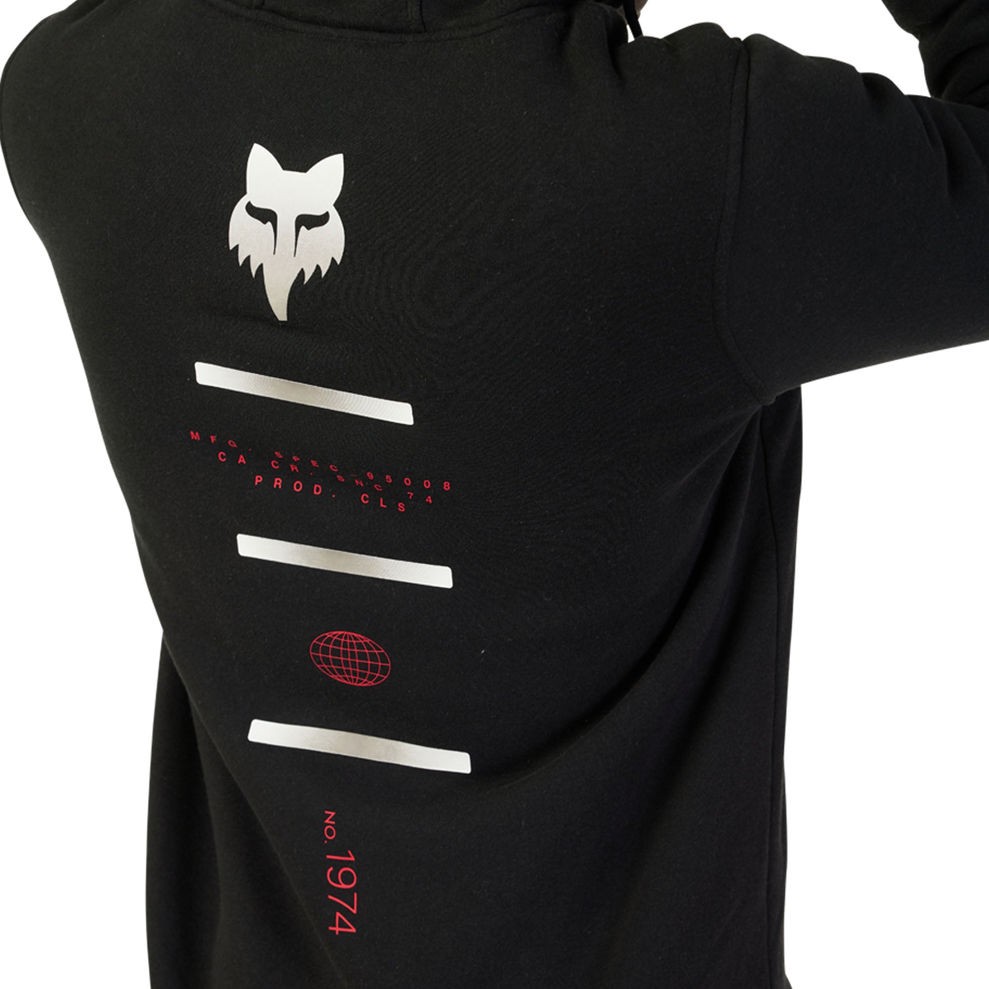 Fox Racing Magnetic Sasquatch Fleece Zip Hoodie Black