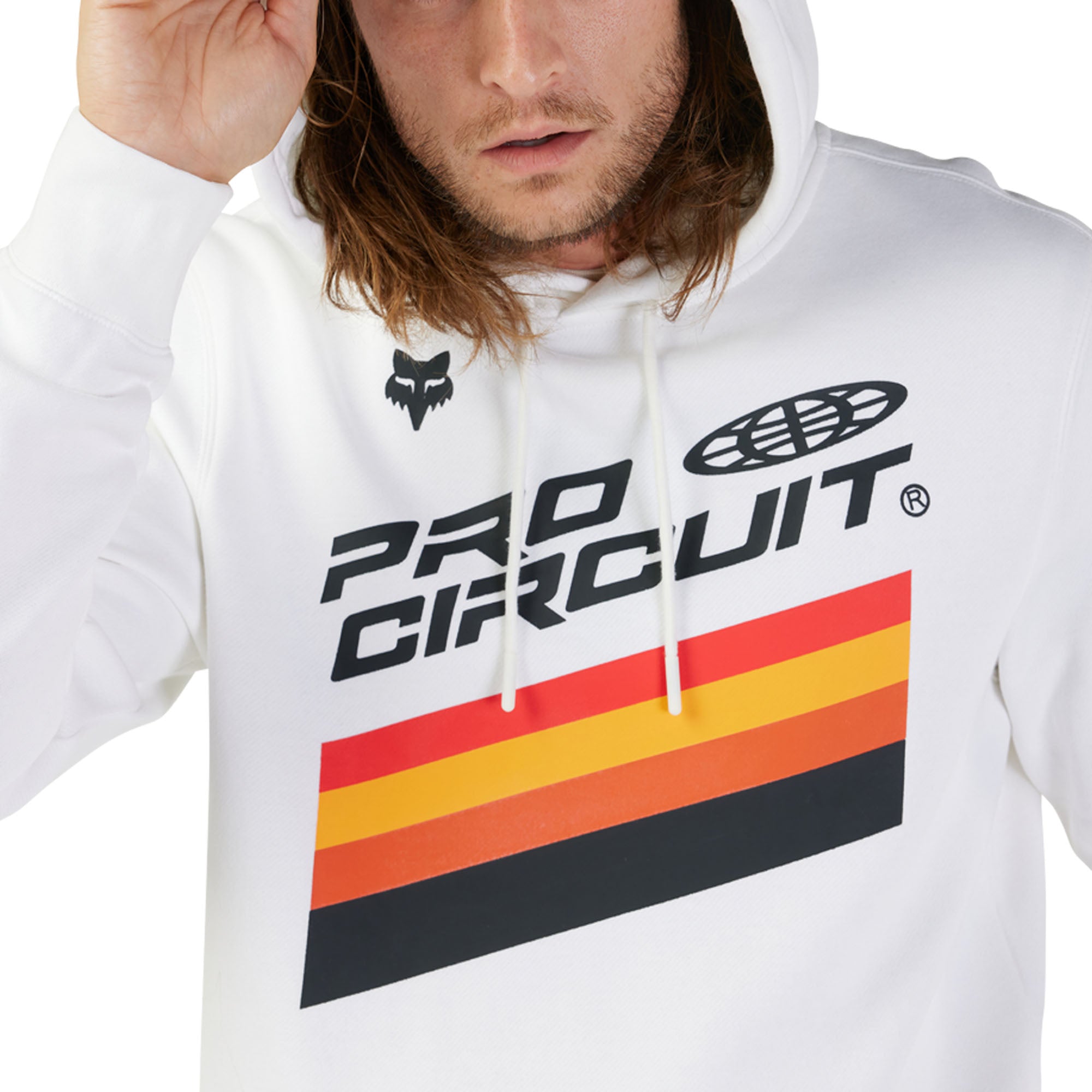 Fox Racing Pro Circuit Fleece Pullover Hoodie White