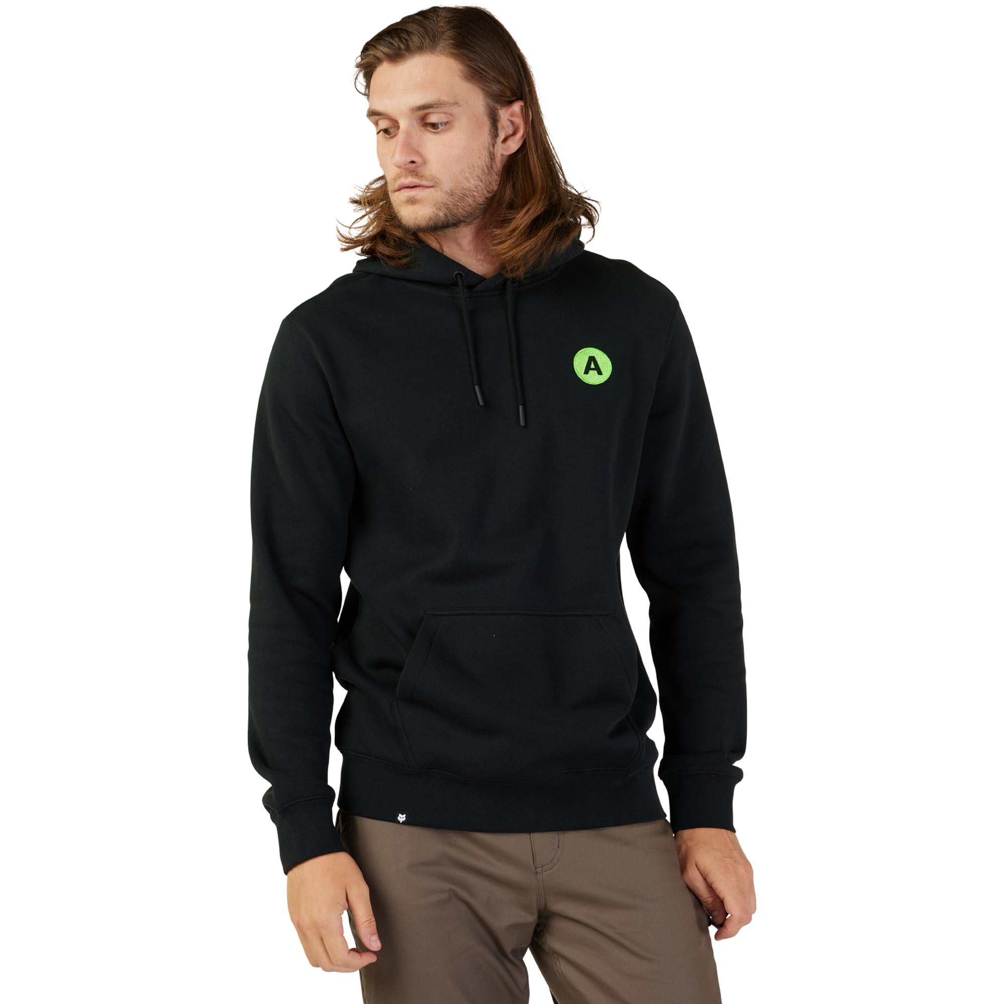 Fox Racing Image Fleece Pullover Hoodie Black Mens