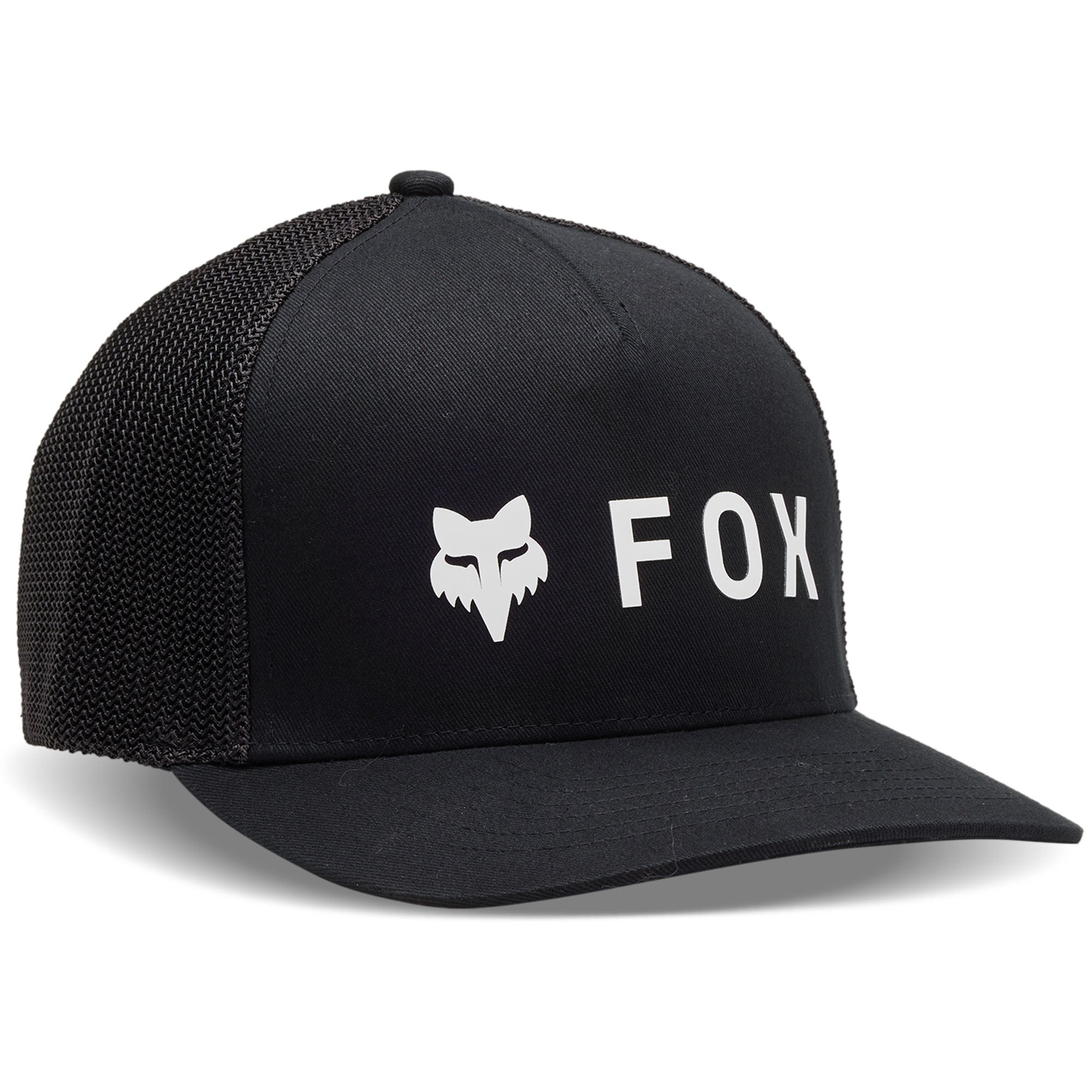 Fox Racing Absolute Flexfit Baseball Hat Black Mens
