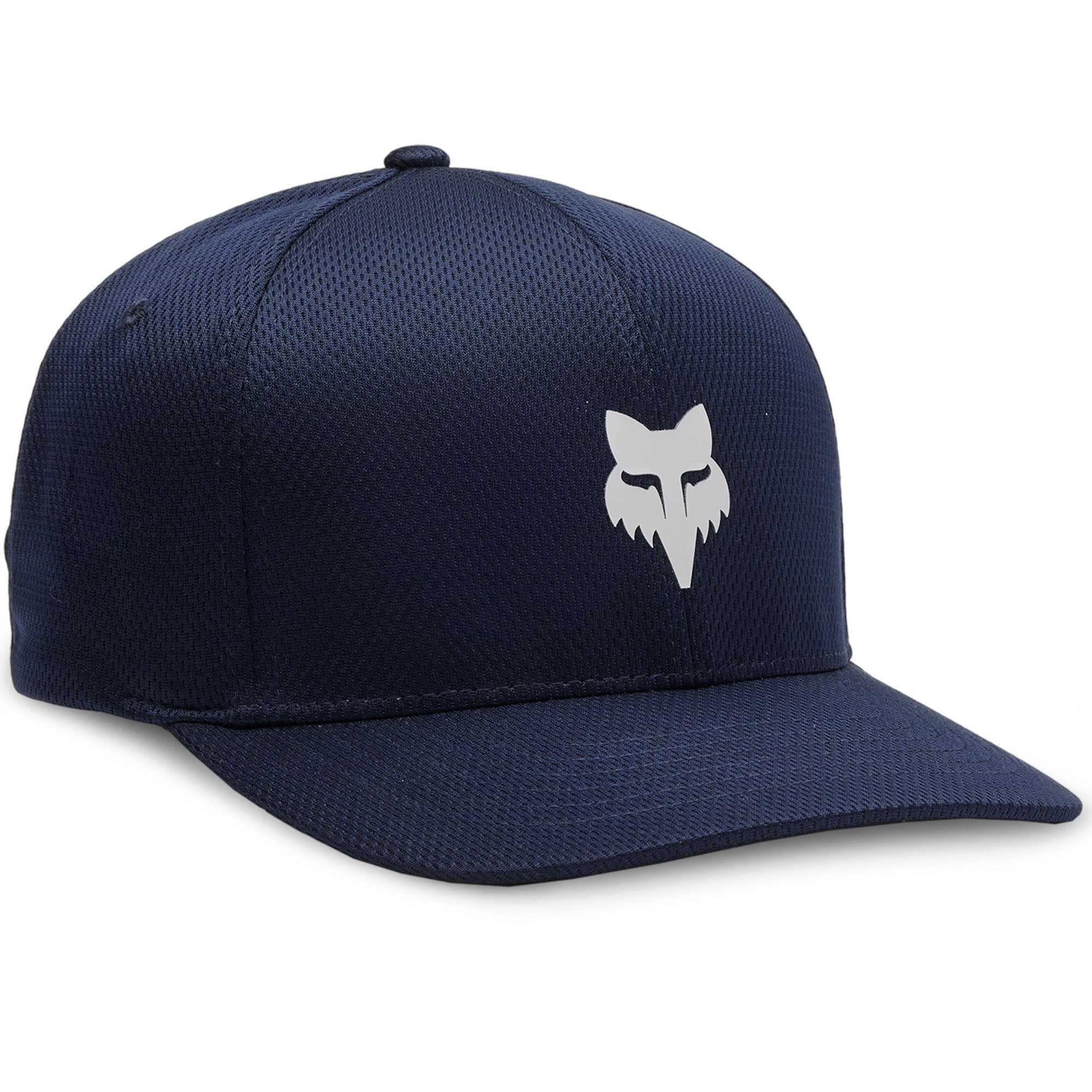 Fox Racing Fox Head Tech Flexfit Baseball Hat Midnight Mens