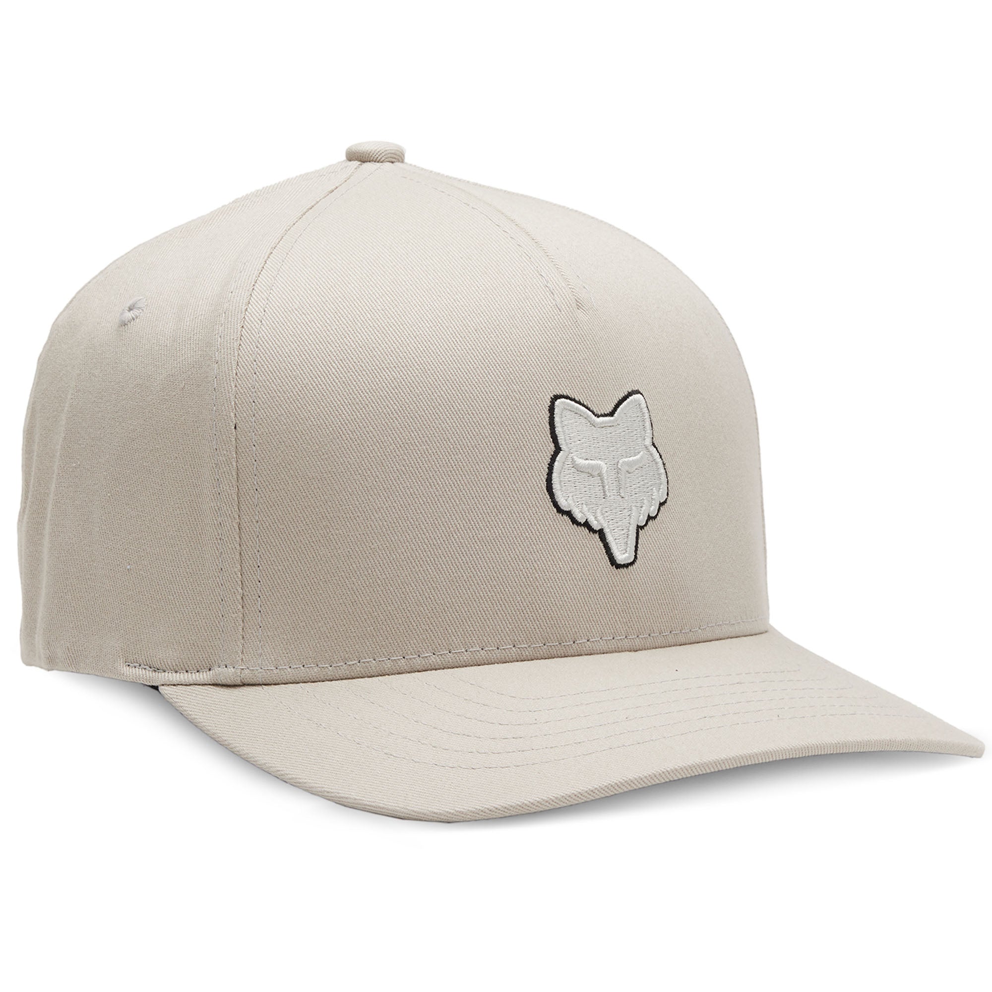 Fox Racing Fox Head Flexfit Baseball Hat Vintage White Mens