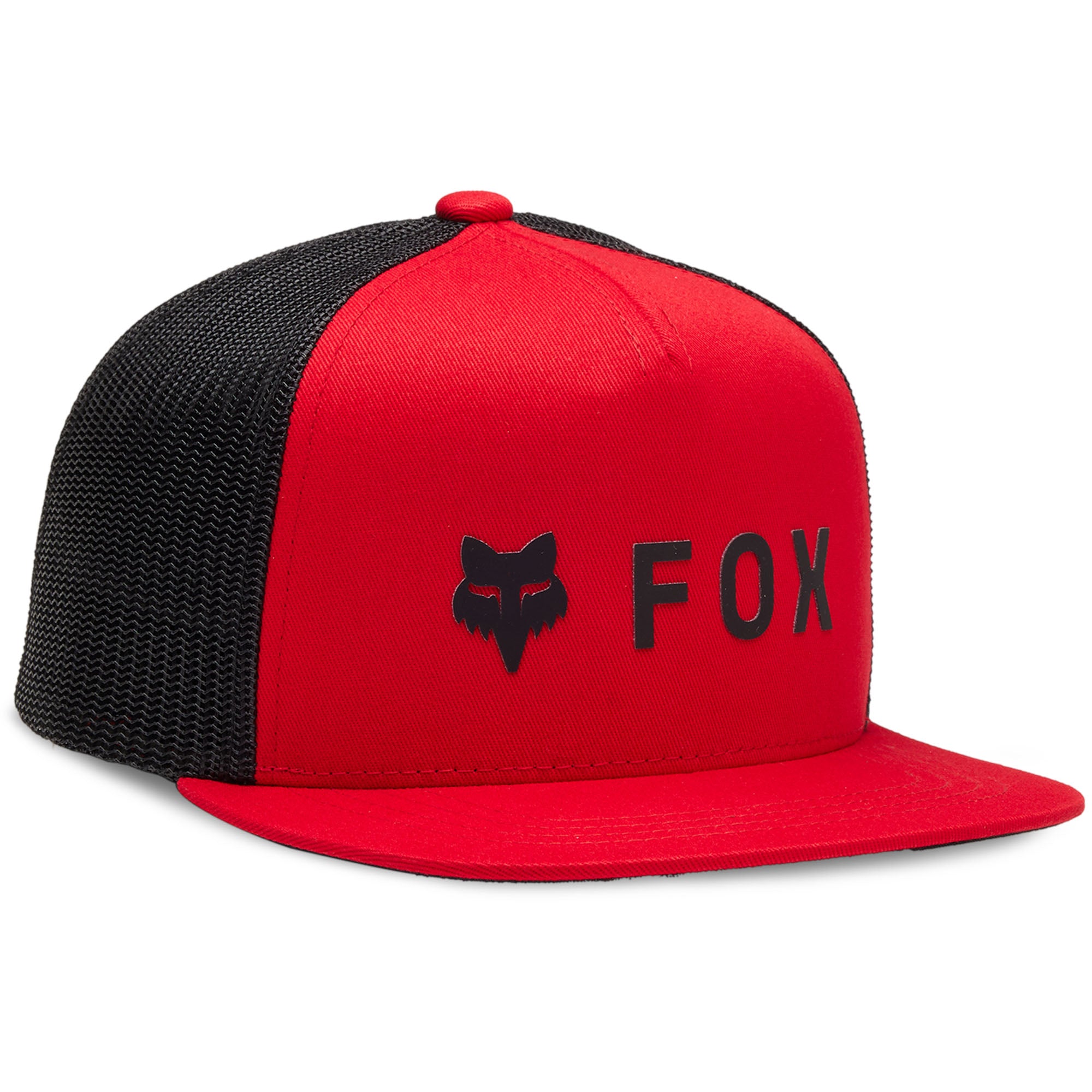 Fox Racing  Youth Absolute Snapback Mesh Baseball Hat Cap Adjustable Flat Brim