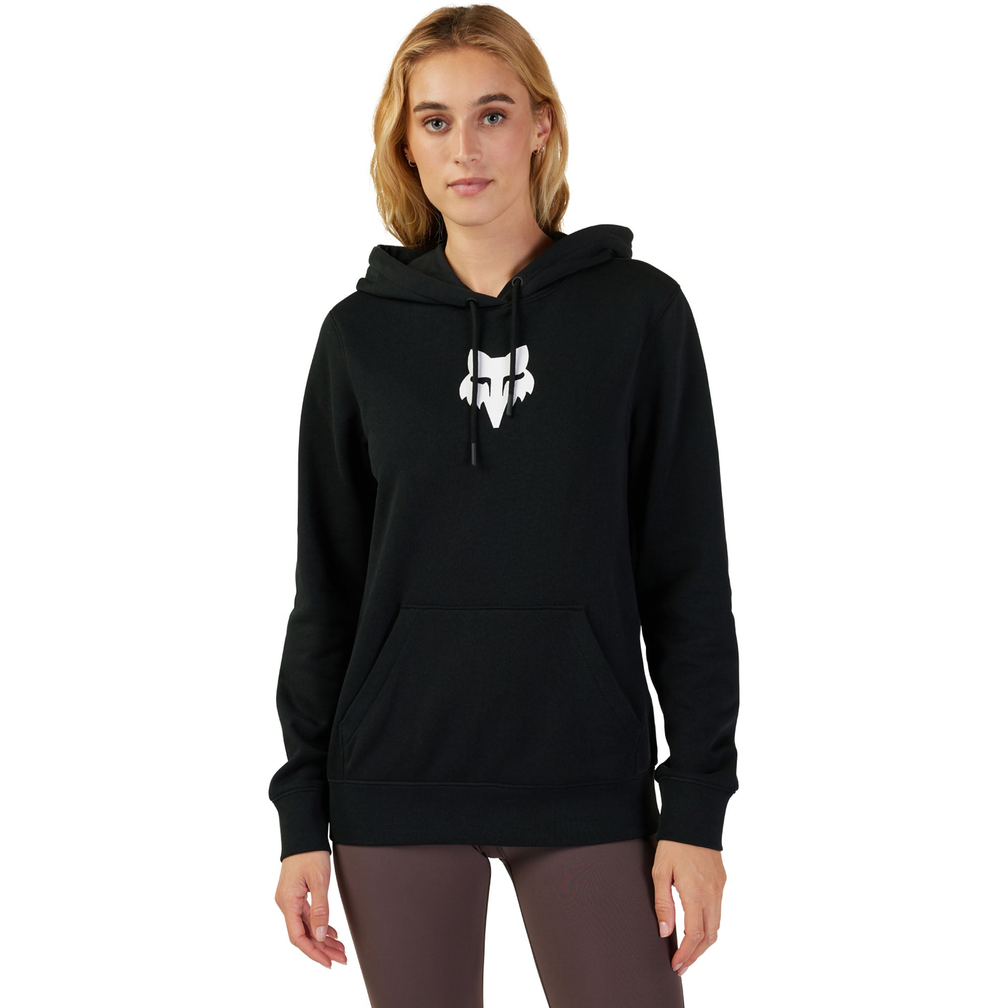 Fox Racing Fox Head Fleece Pullover Hoodie Black Womens
