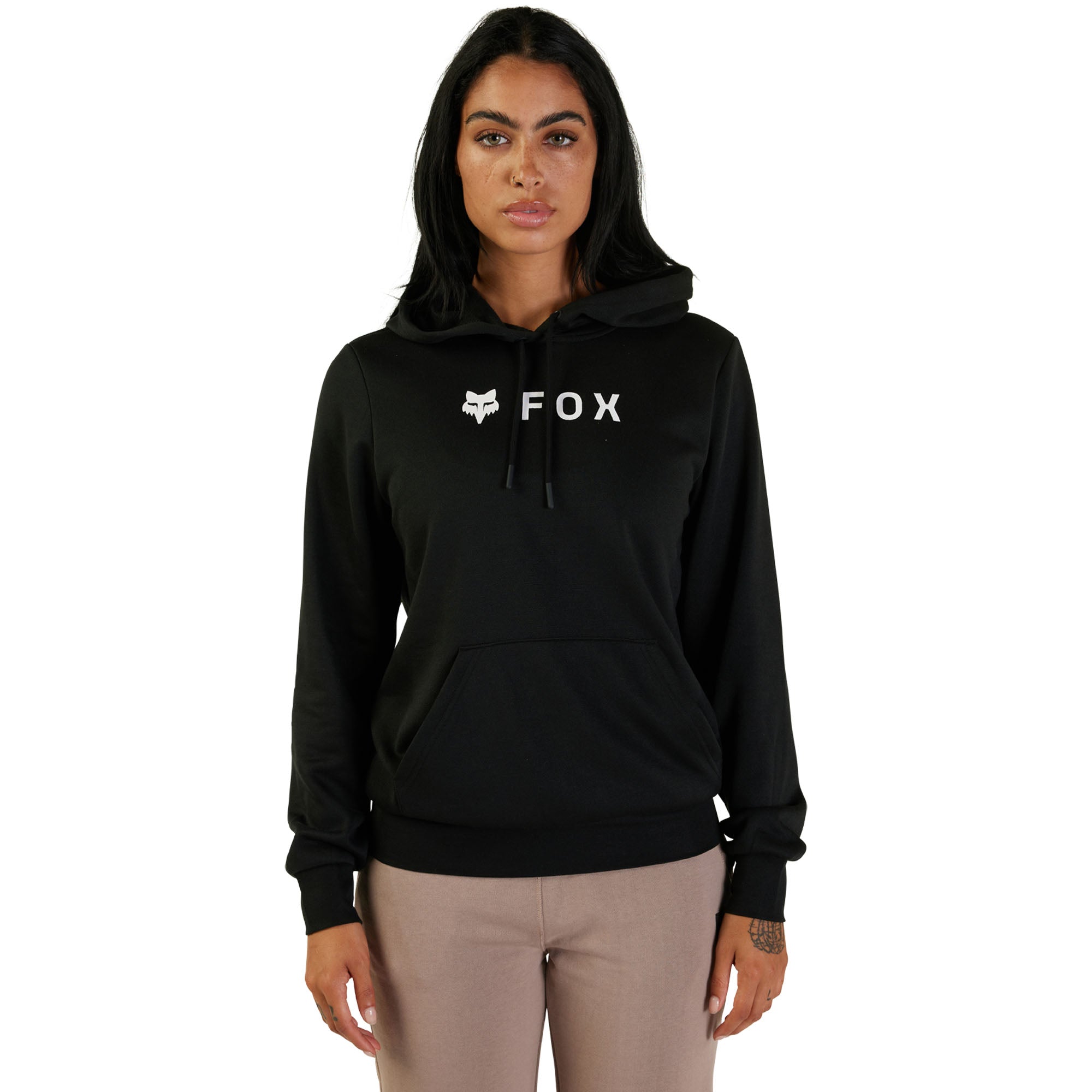 Fox Racing Absolute Fleece Pullover Hoodie Black Womens