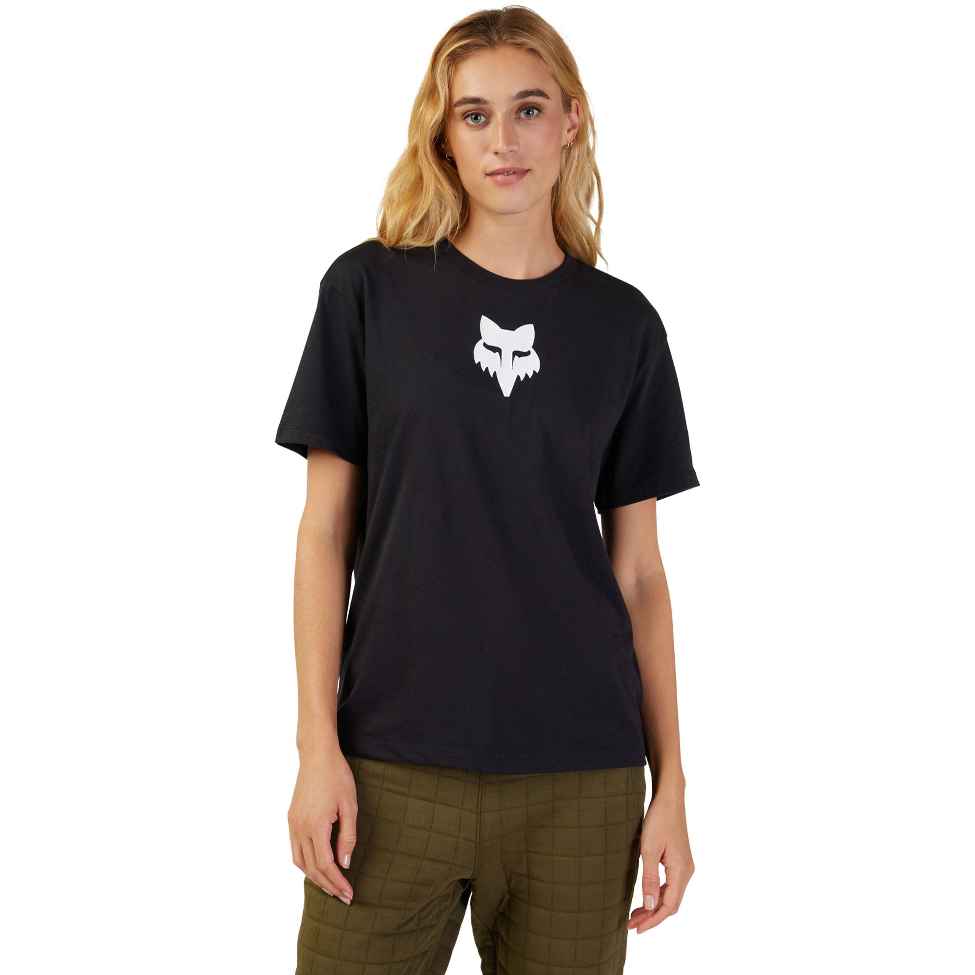 Fox Racing Fox Head Short Sleeve Tee Black Womens