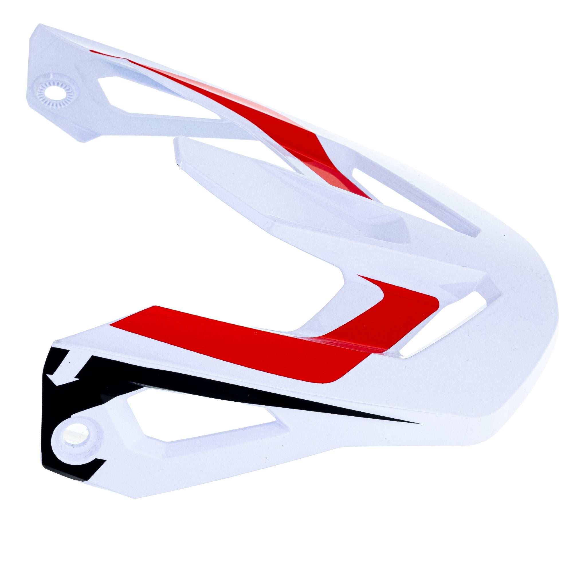 Fox Racing 22 V1 Helmet Offroad Visor White/Red/Blue