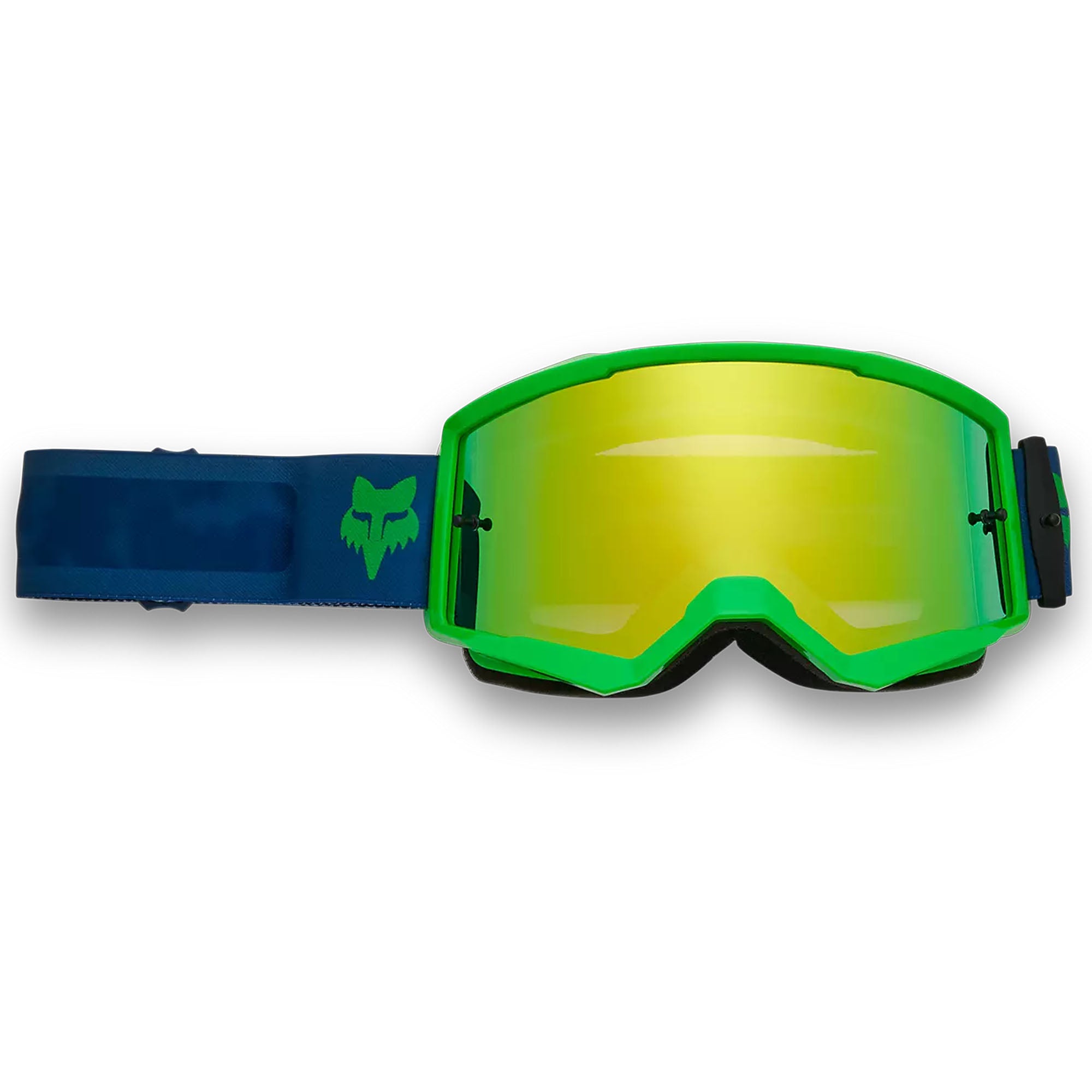 Fox Racing 32027-007-OS Youth Main Taunt Mirrored Lens Goggles