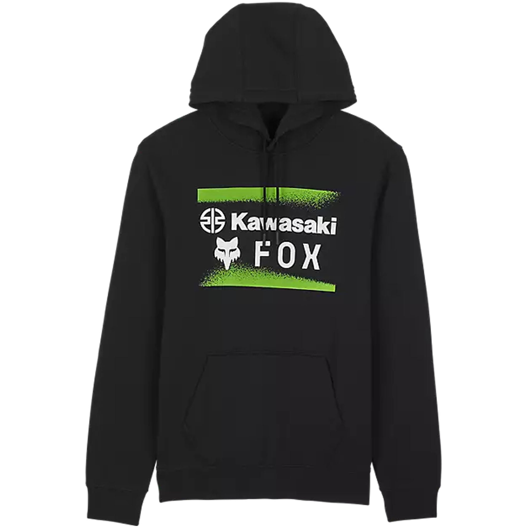 Fox Racing Fox x Kawasaki Pullover Hoodie Black Unisex-Adult