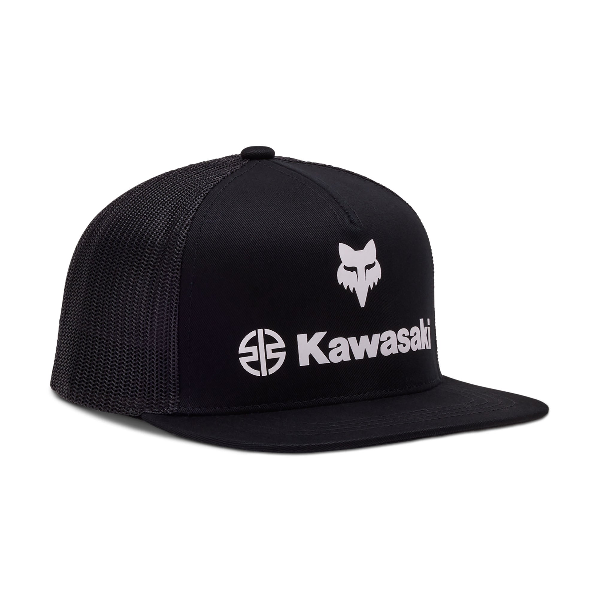 Fox Racing 32270-001-OS Fox x Kawasaki Youth Snapback Hat