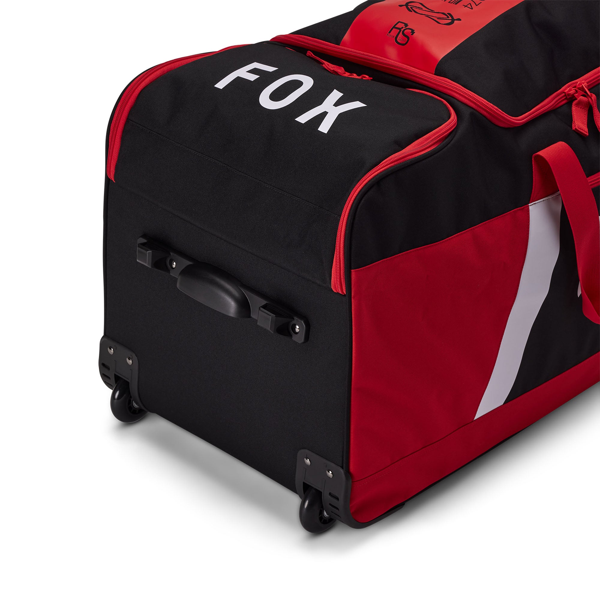 Fox Racing 32513-110-OS Shuttle 180 Race Spec Roller Gear Bag 40L Durable Fluorescent Red