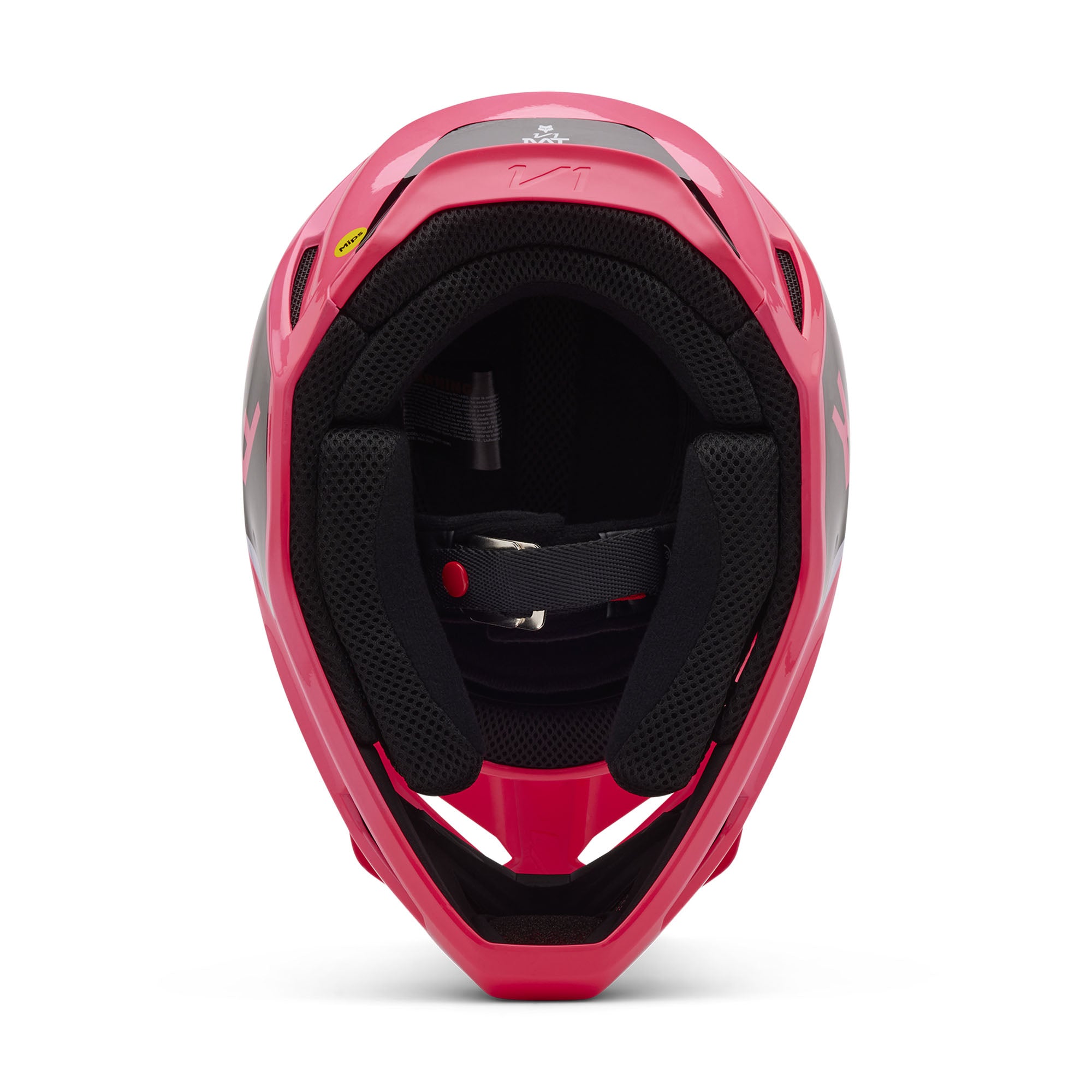 Fox Racing Youth V1 Lean Open Face Offroad Helmet Lean Pink