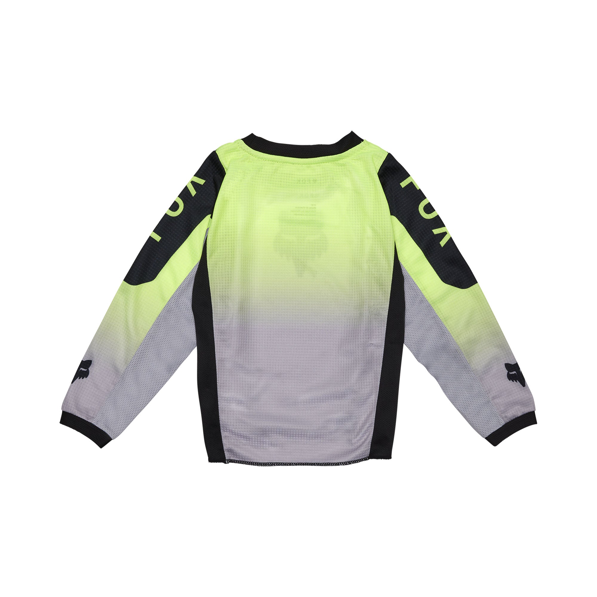 Fox Racing  Kids 180 Lean Jersey Vented Mesh Moisture Wicking Fluorescent Yellow