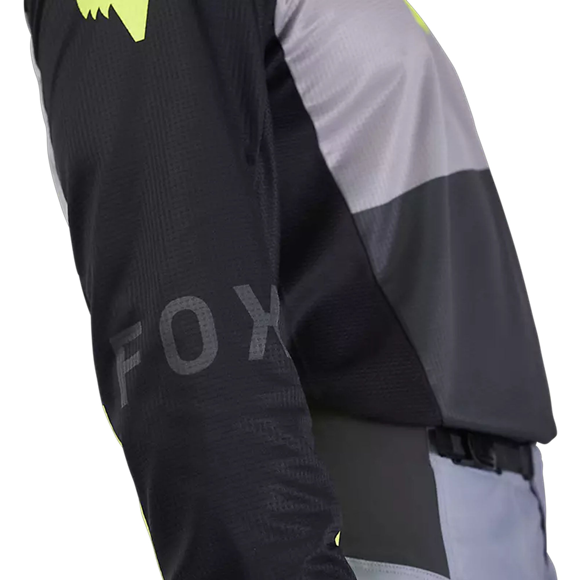 Fox Racing  180 Flow Jersey Moisture-Wicking Breathable Vented Mesh Black Yellow
