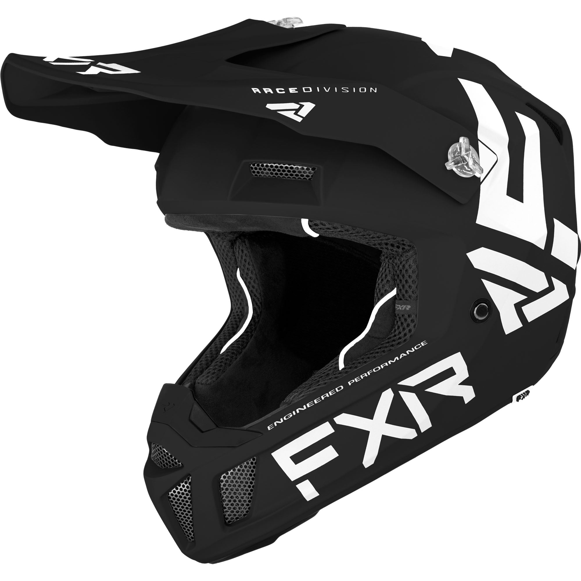 FXR Clutch CX Helmet Black/White Unisex-Adult