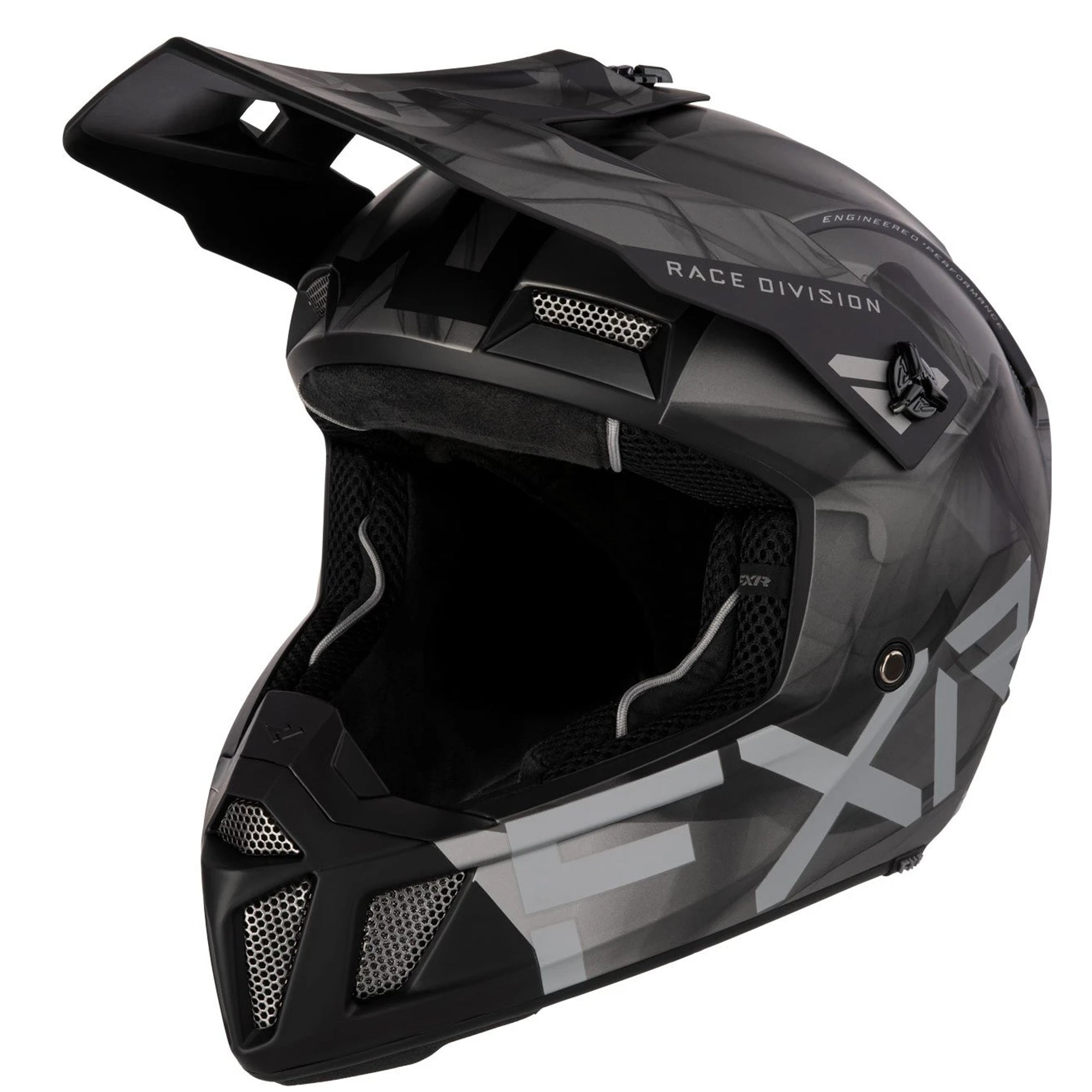 FXR Clutch Smoke Helmet Silver Unisex-Adult