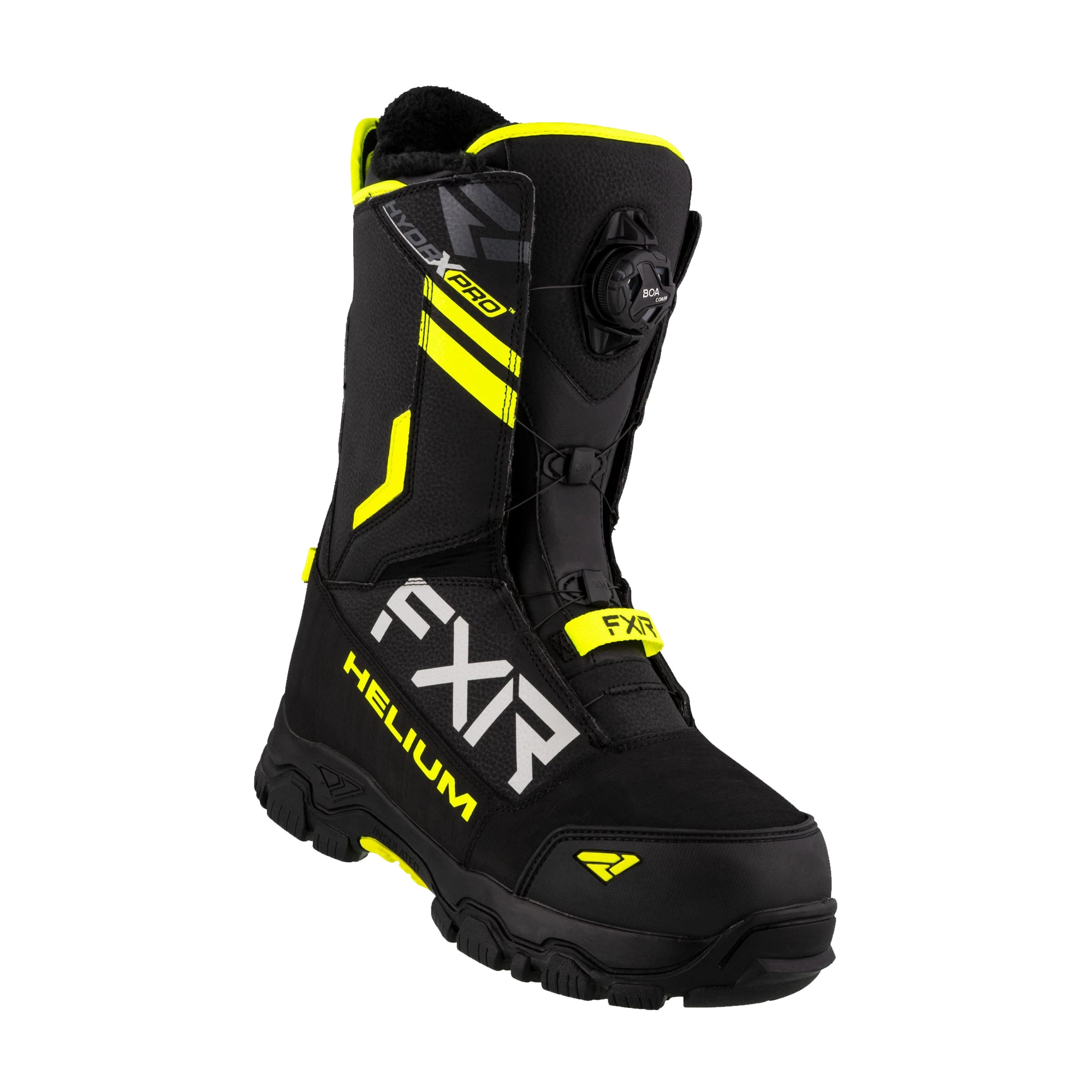 FXR Helium Boa Boot Black/Hi-Vis Mens