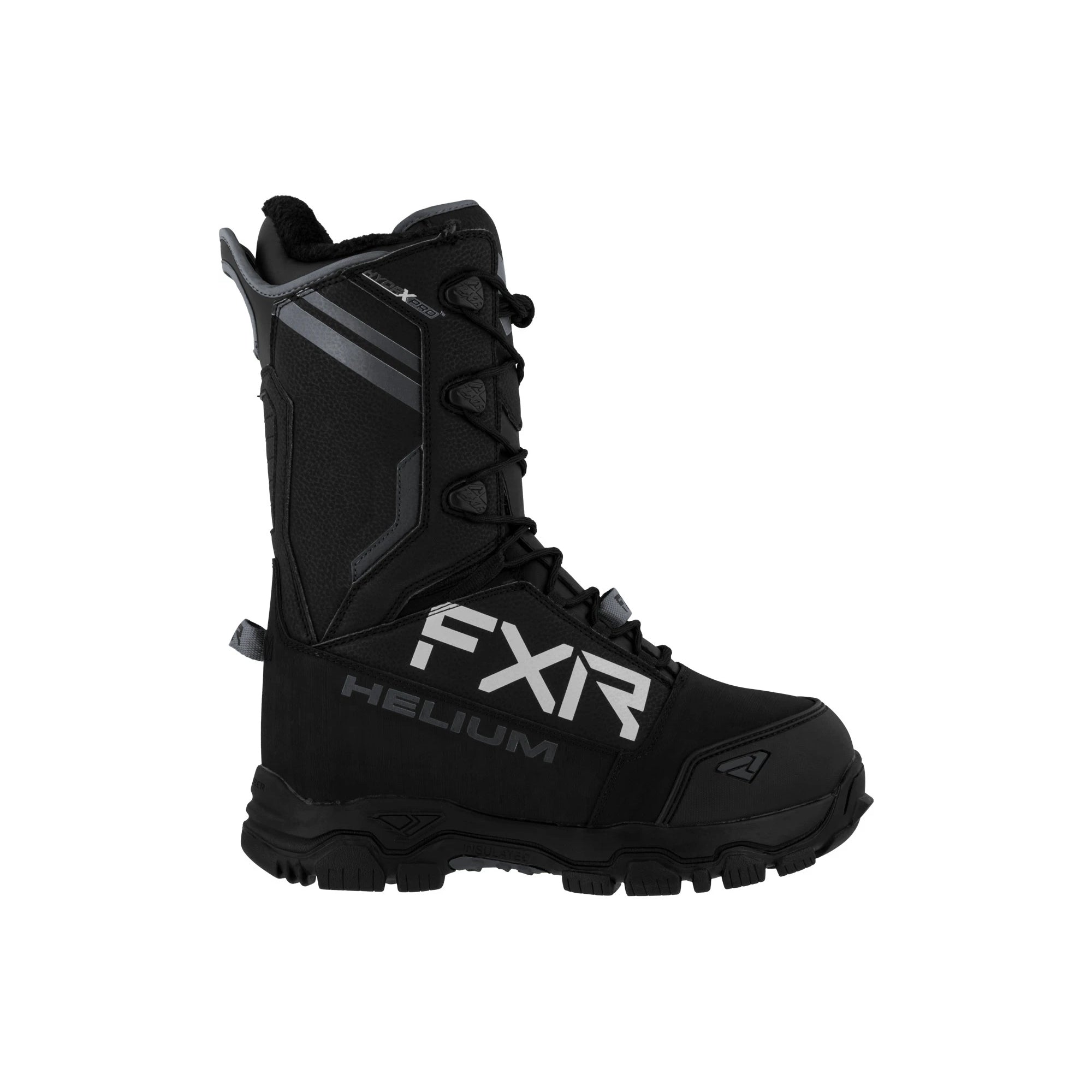 FXR  Helium Speed Snowmobile Boots Waterproof Insulated Fixed Liner Black