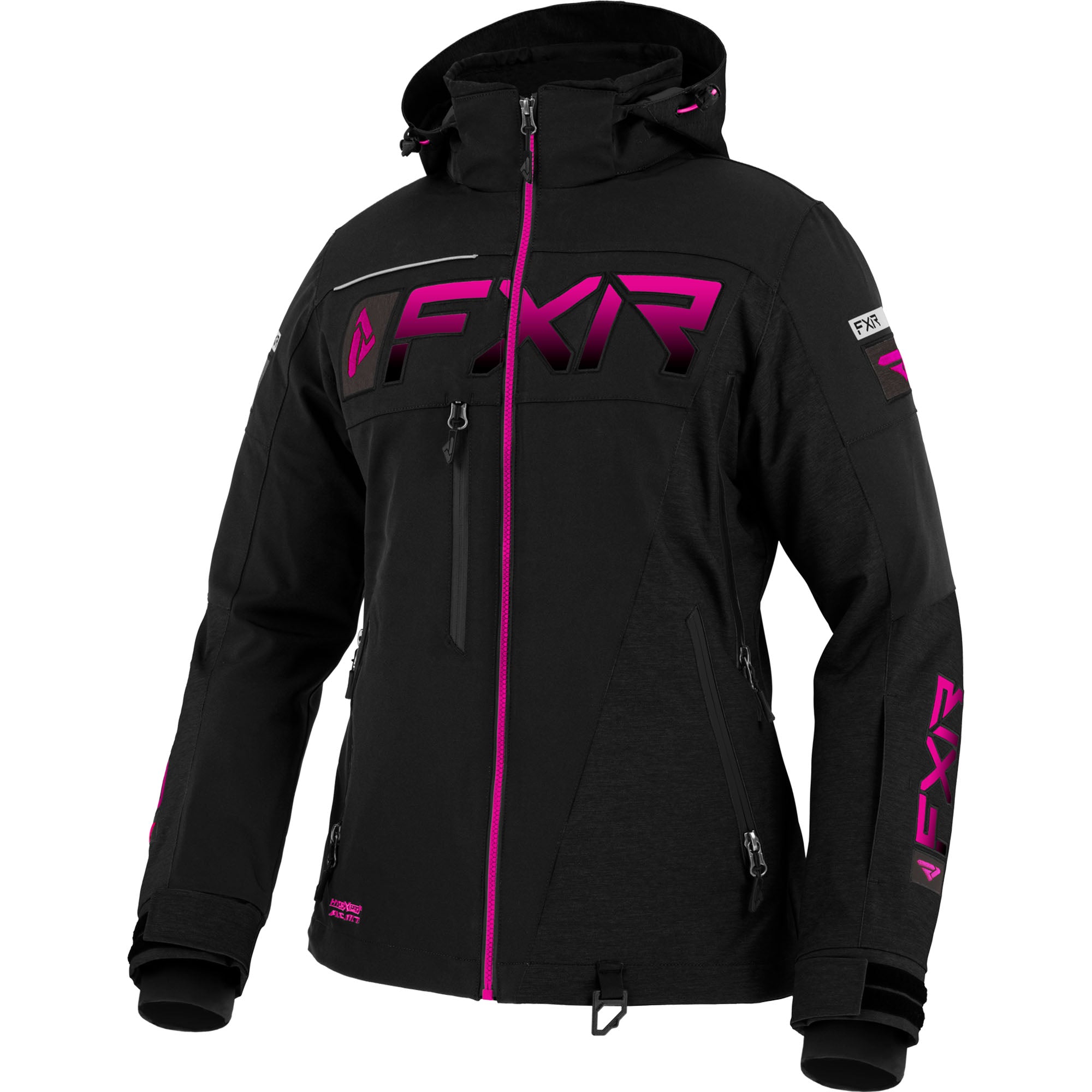 FXR Womens Ranger Jacket Black/Fuchsia Fade Womens