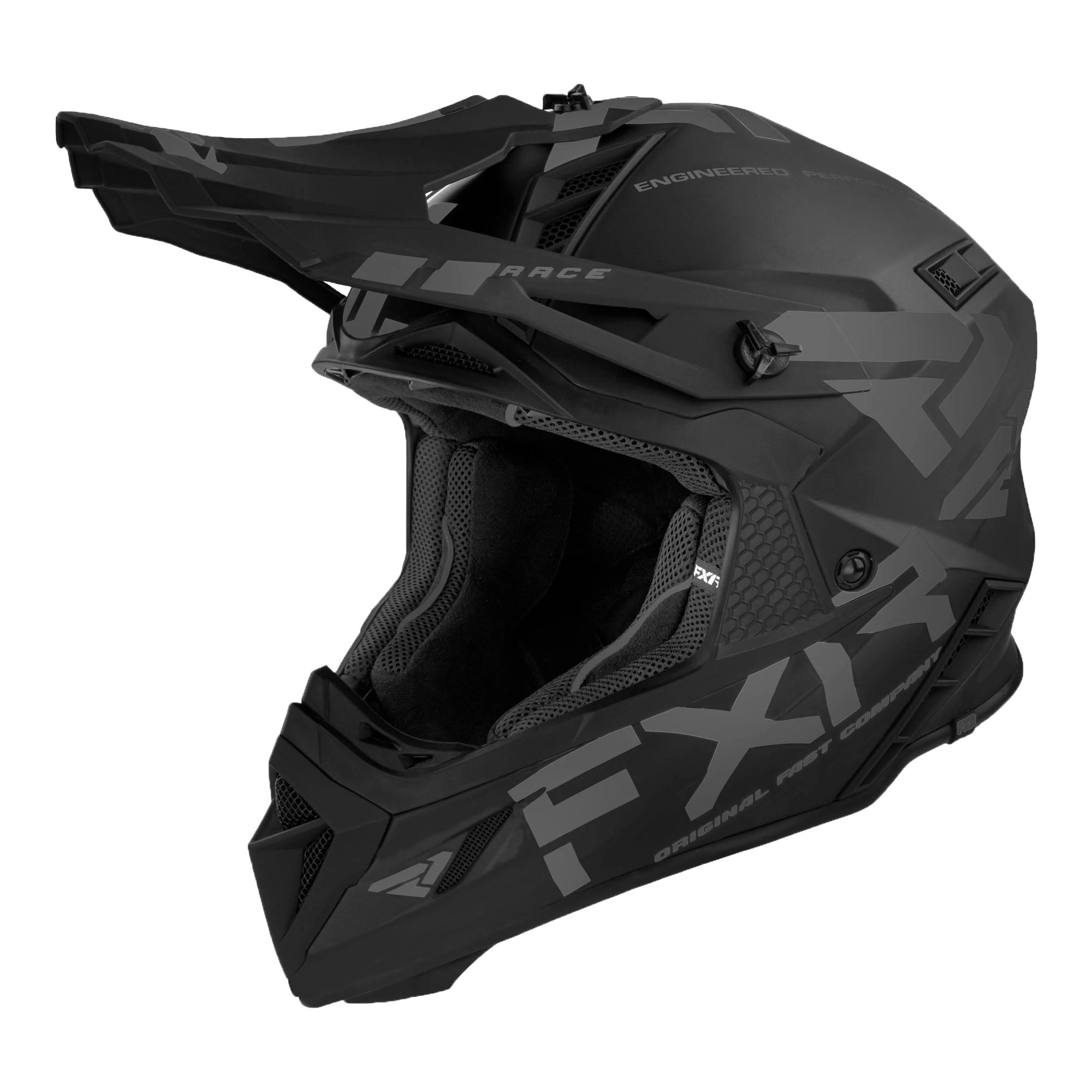 FXR Helium Prime Helmet w/ Auto Buckle Black Unisex-Adult