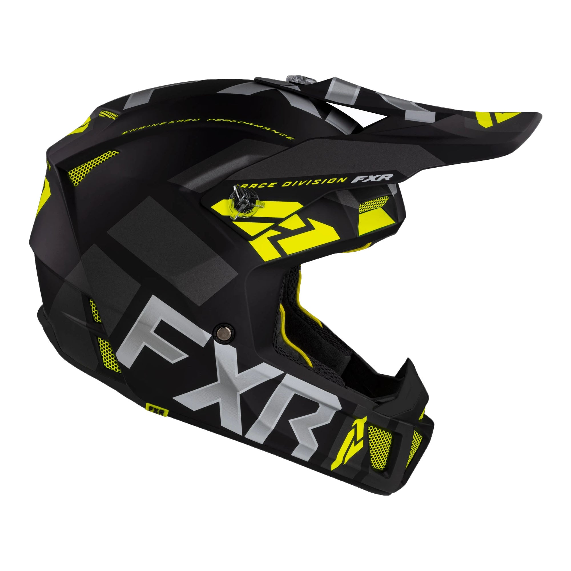 FXR Clutch Evo Offroad Helmet Black/Hi-Vis