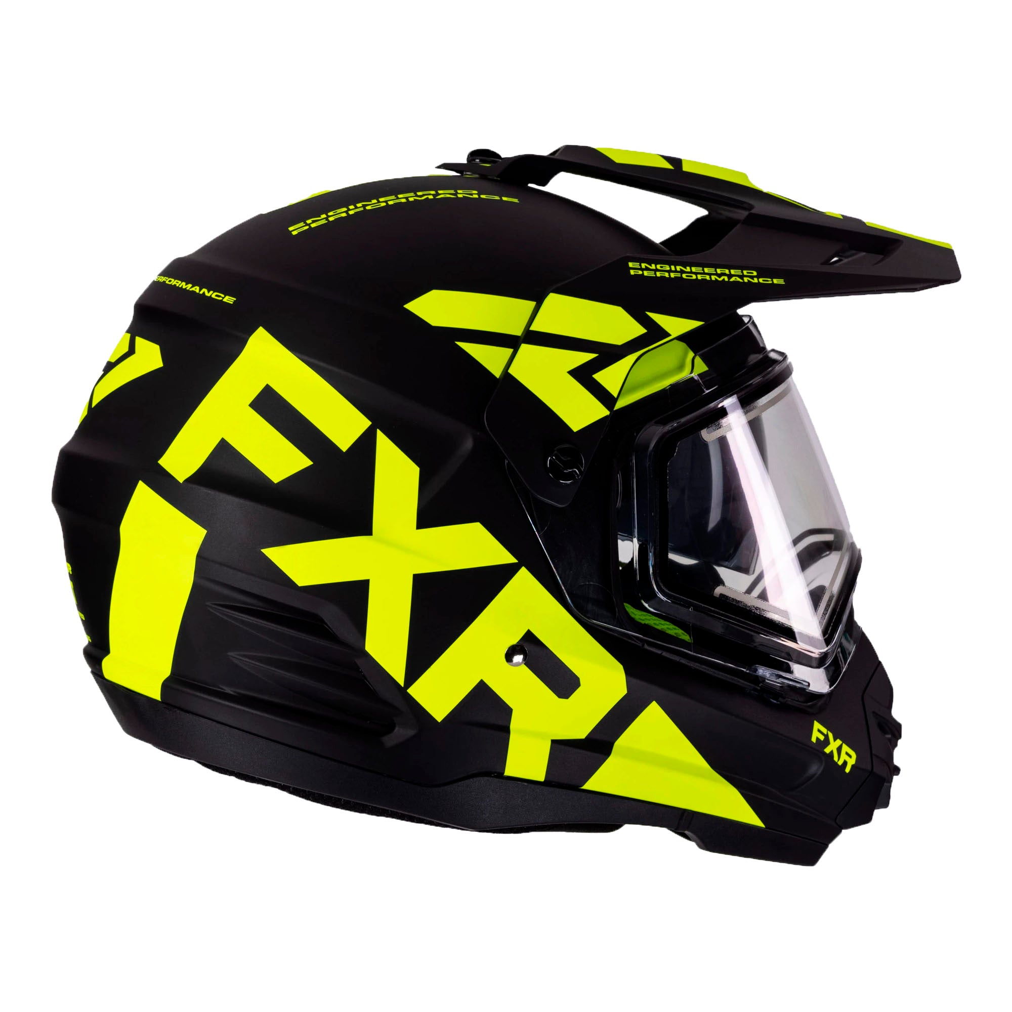 FXR Torque X Team Snowmobile Helmet w/ E Shield Black/Hi-Vis