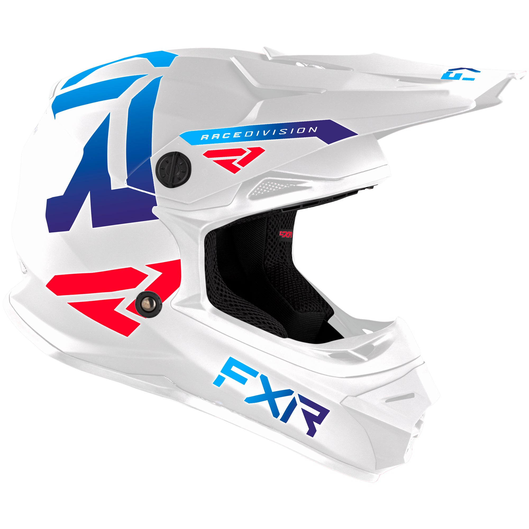 FXR  Youth Legion Helmet Lightweight Quick Release Dual Density EPS Liner Patriot - FMVSS