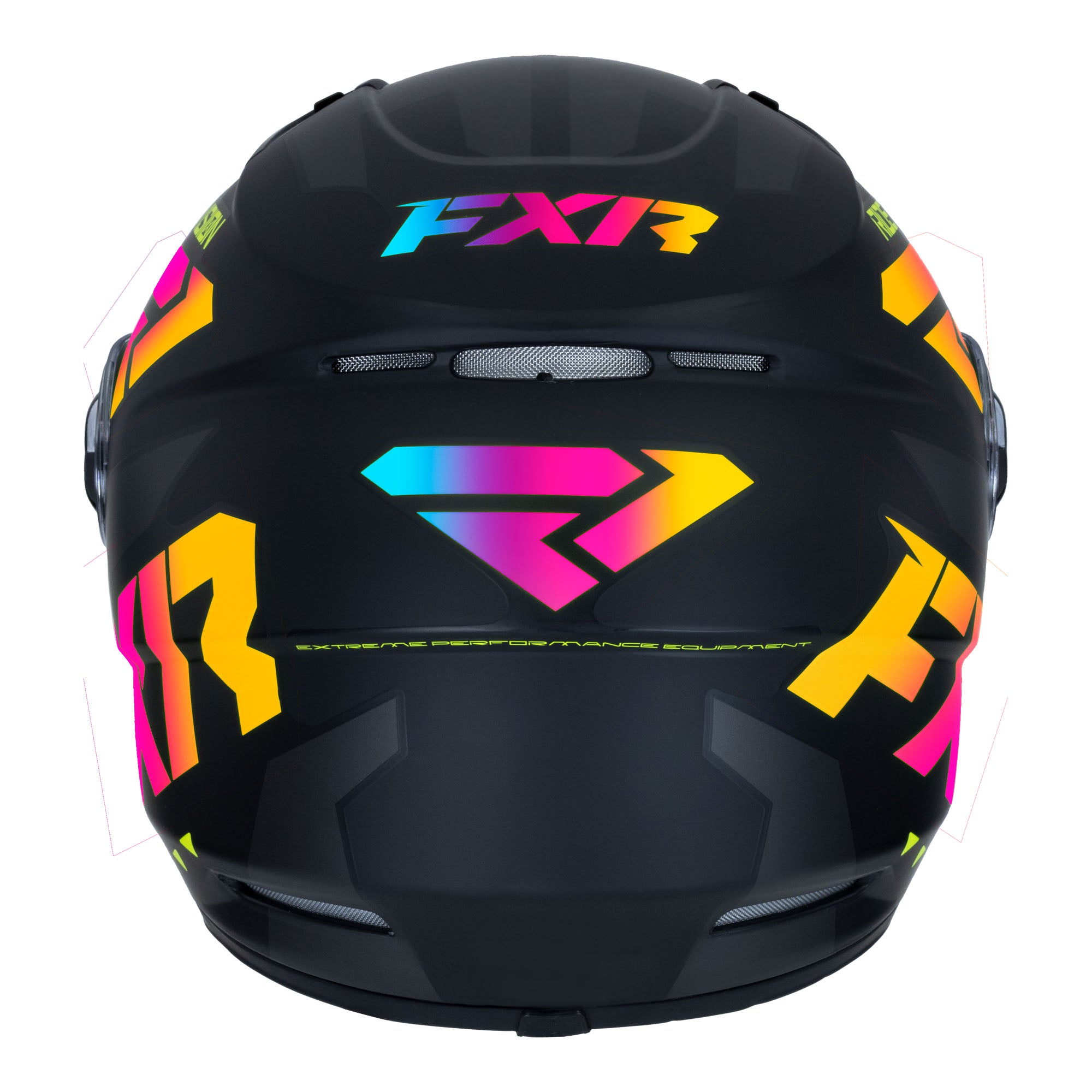 FXR  Youth Nitro Core Snowmobile Helmet Lightweight Quick Release Spectrum - FMVSS 218