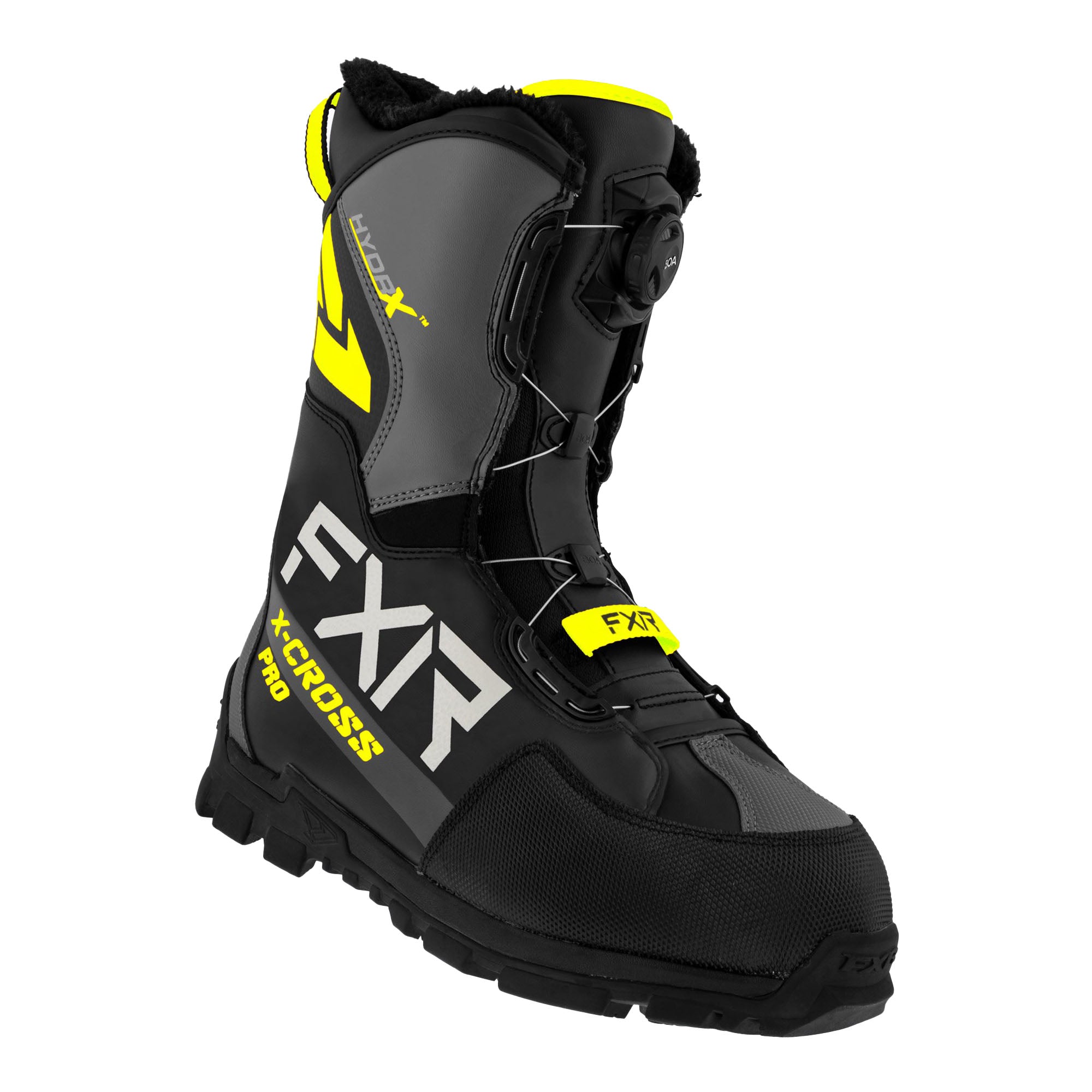 FXR X-Cross Pro BOA Boots Black/Hi-Vis Mens