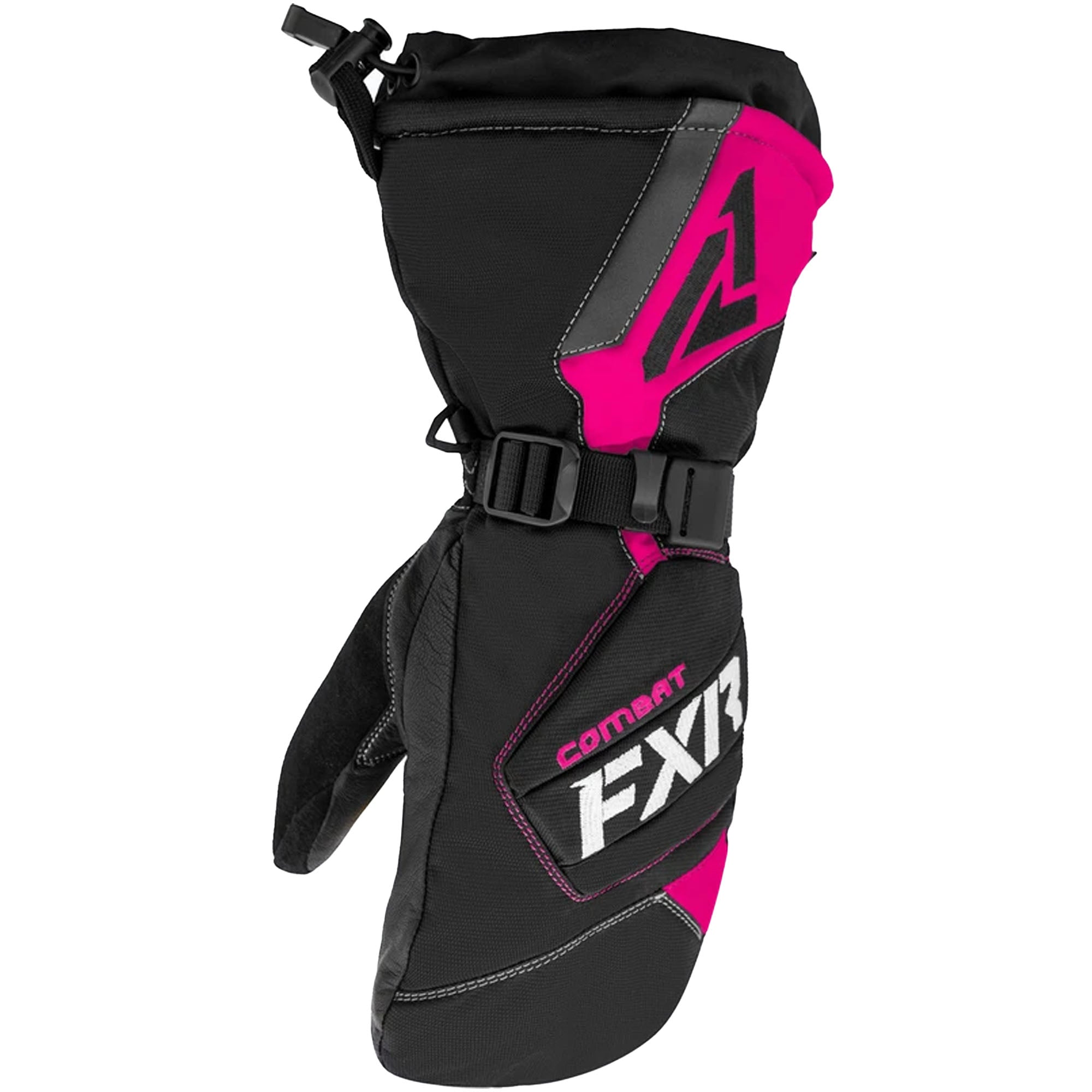 FXR Womens Combat Mitts Black/Fuchsia Womens