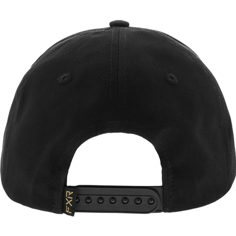 FXR 221641-1005-00 Ride X Hat Snap Back Embroidered Logo Black Grey - Adult