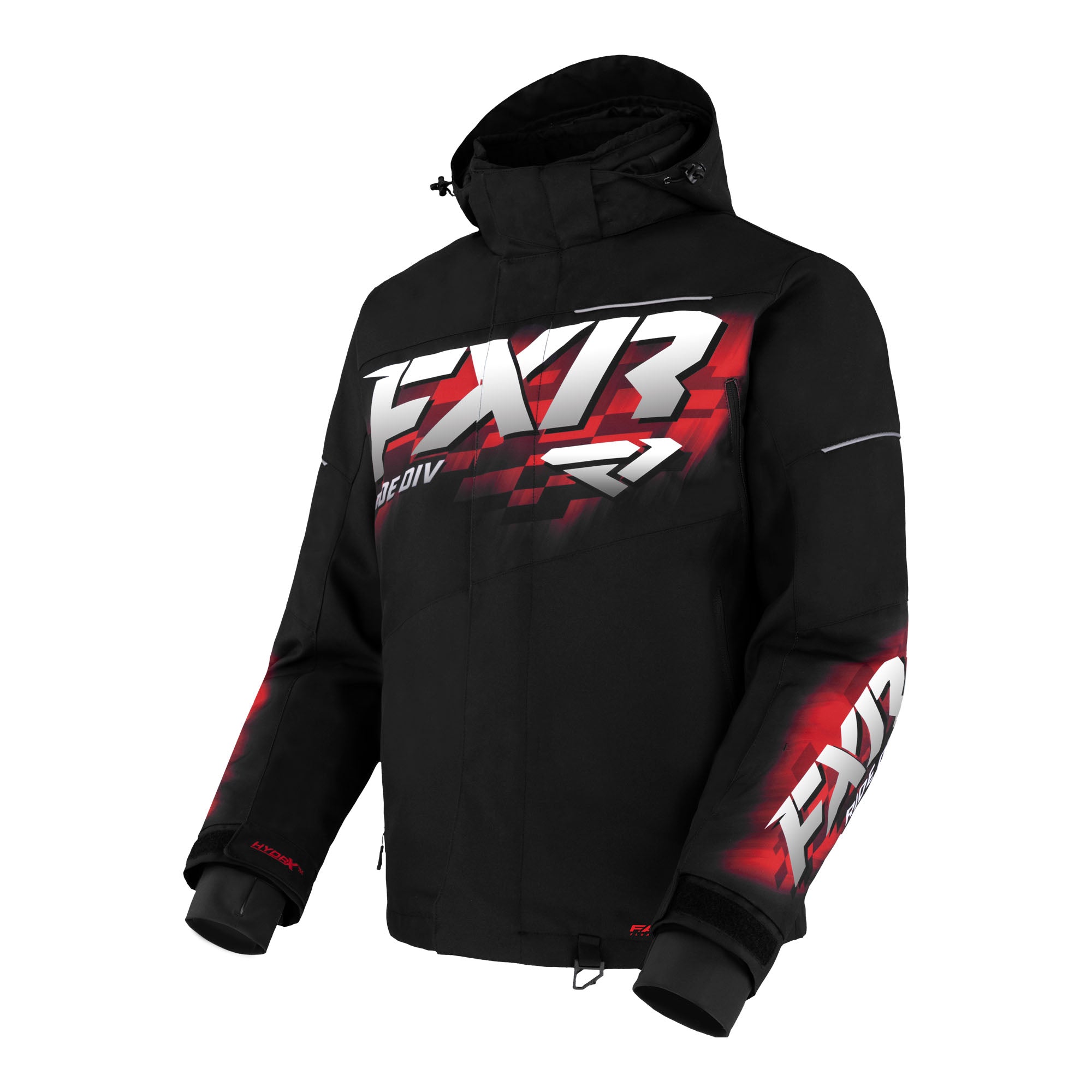 FXR Fuel Snowmobile Jacket Black/Red Mens