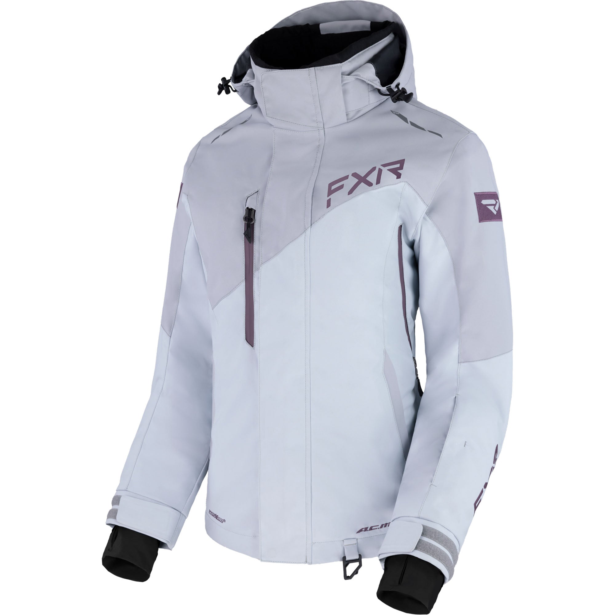 FXR Edge Jacket Grey/Muted Grape Womens
