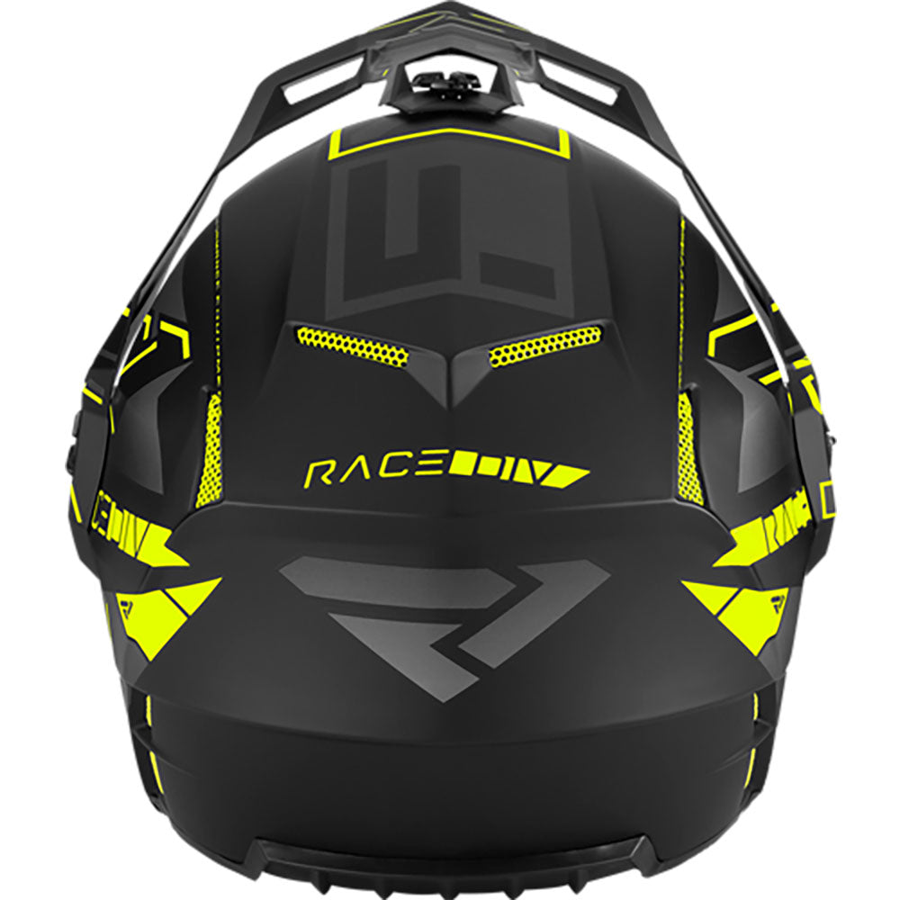 FXR Clutch X Evo Snowmobile Helmet w/ E Shield HiVis