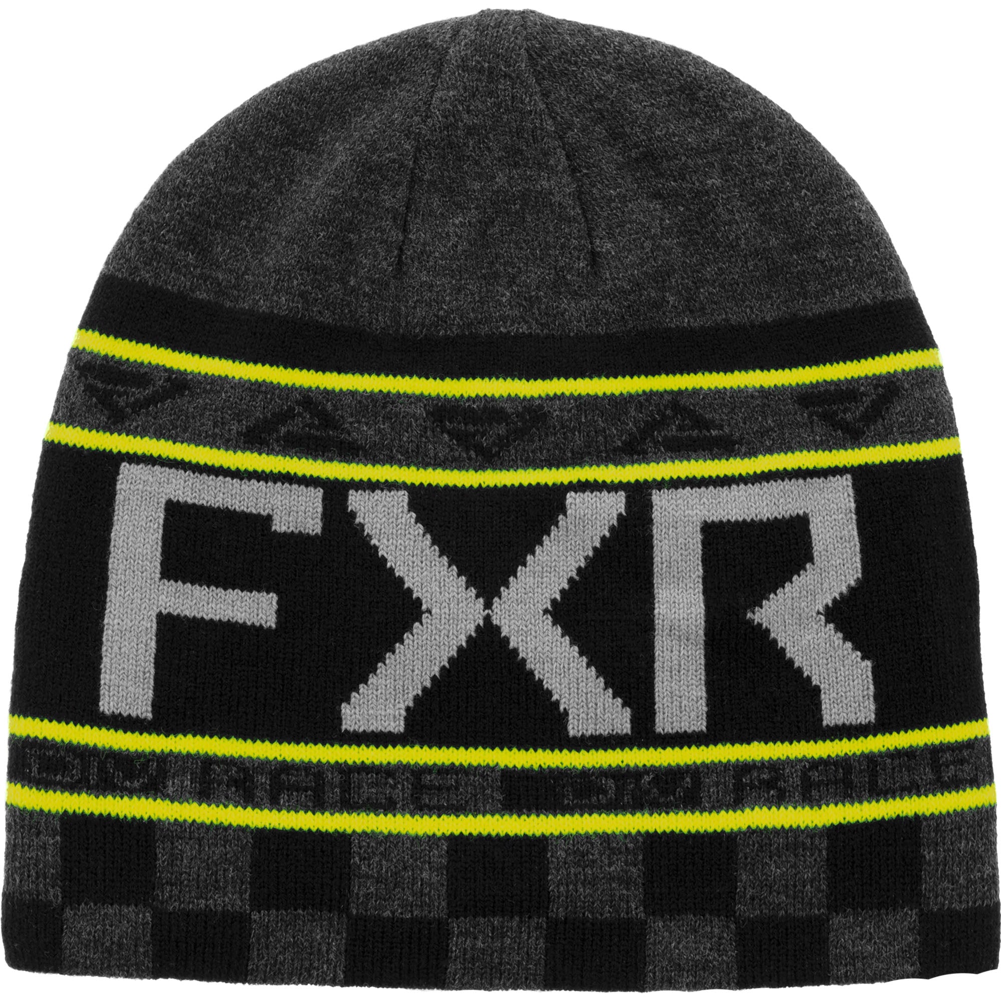 FXR  Youth Race Division Beanie Classic Skull Fit Soft Acrylic Jacquard Knit