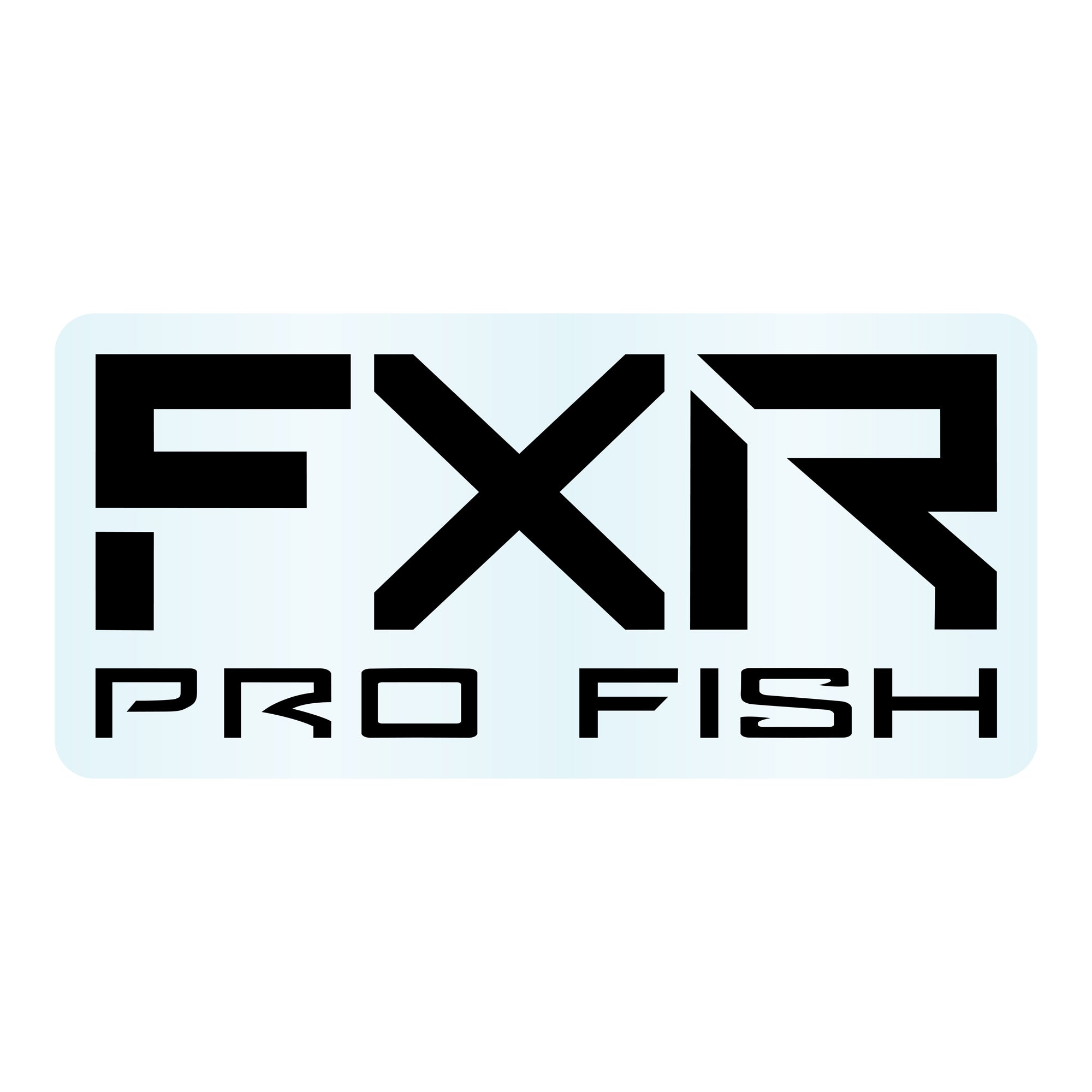 FXR  Pro Fish Sticker 3 Inch Die Cut Vinyl Decal Off-Road Sports Cars Trucks