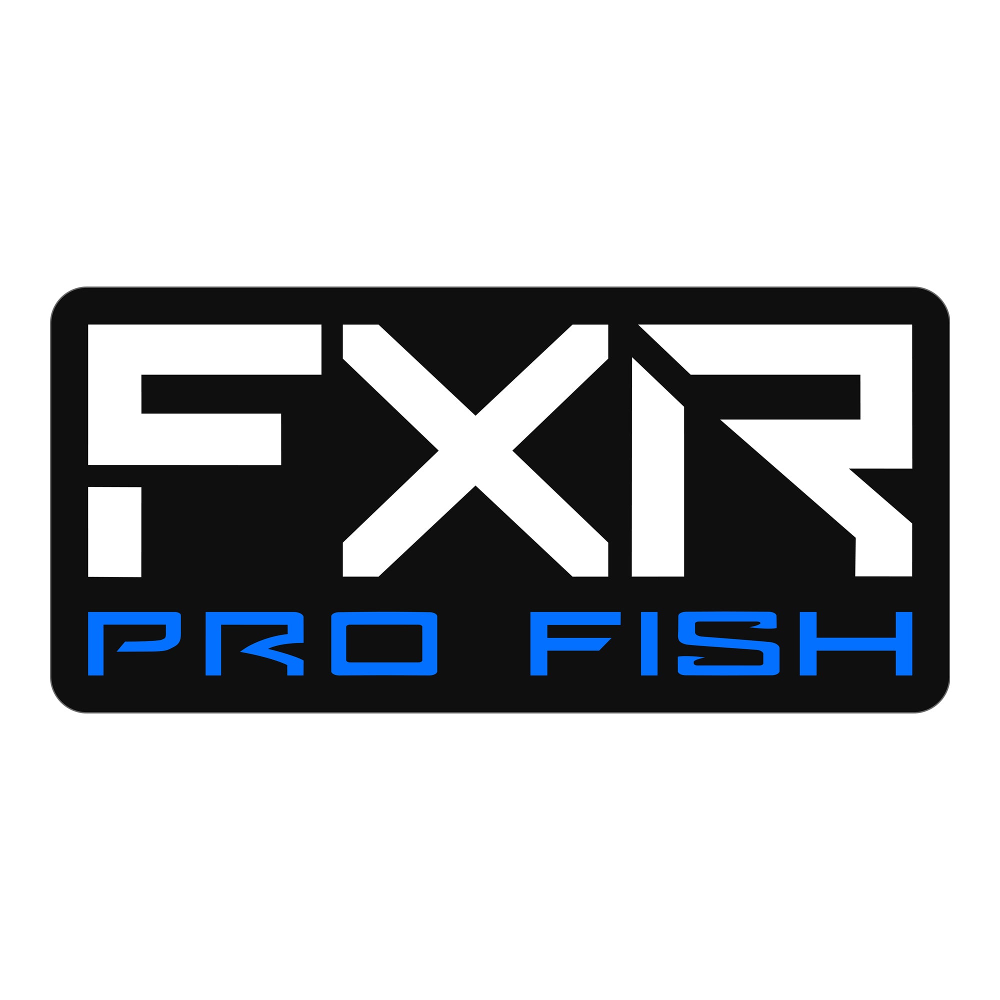 FXR  Pro Fish Sticker 3 Inch Die Cut Vinyl Decal Off-Road Sports Cars Trucks
