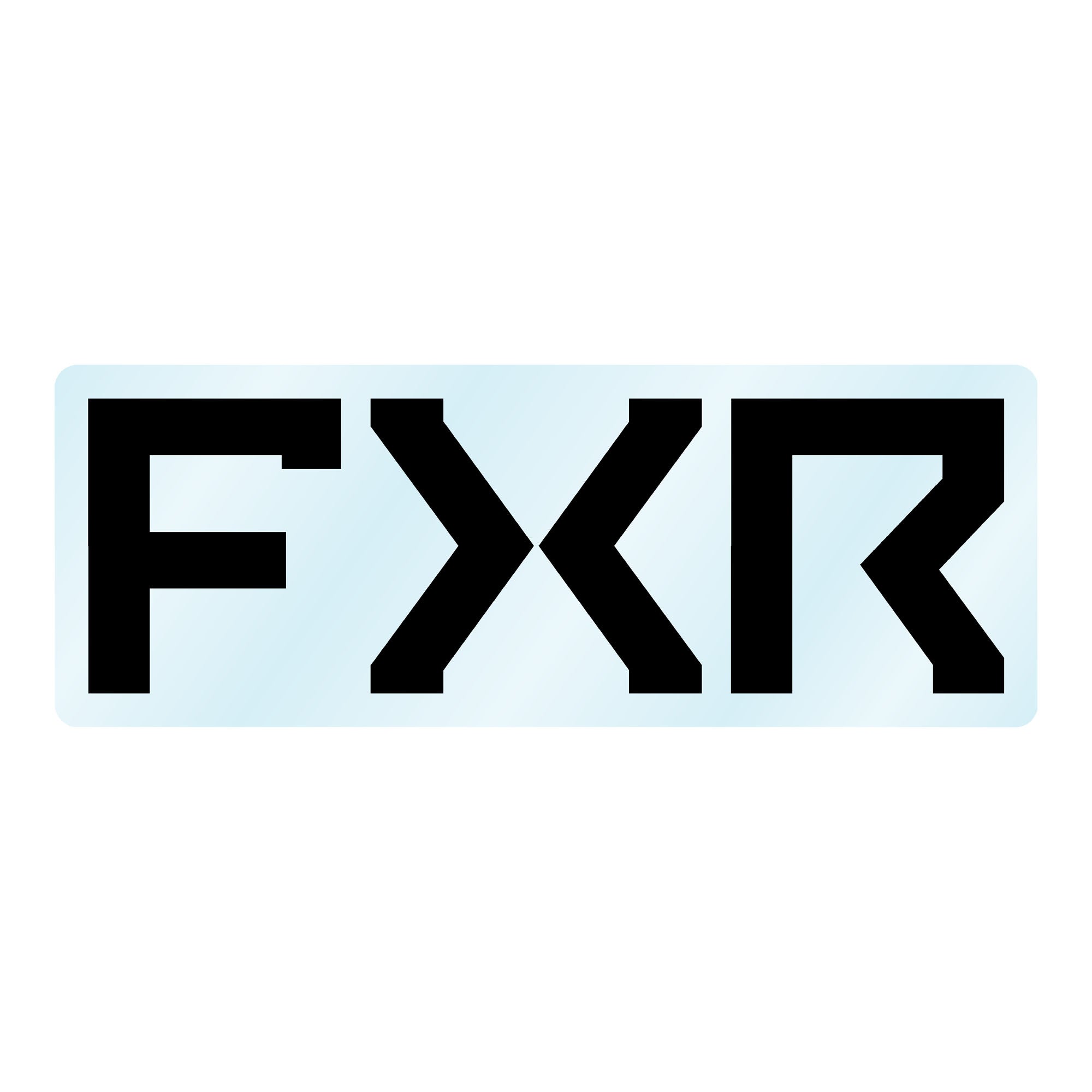 FXR  Split Sticker 6 Inch Off-Road Sports Decal
