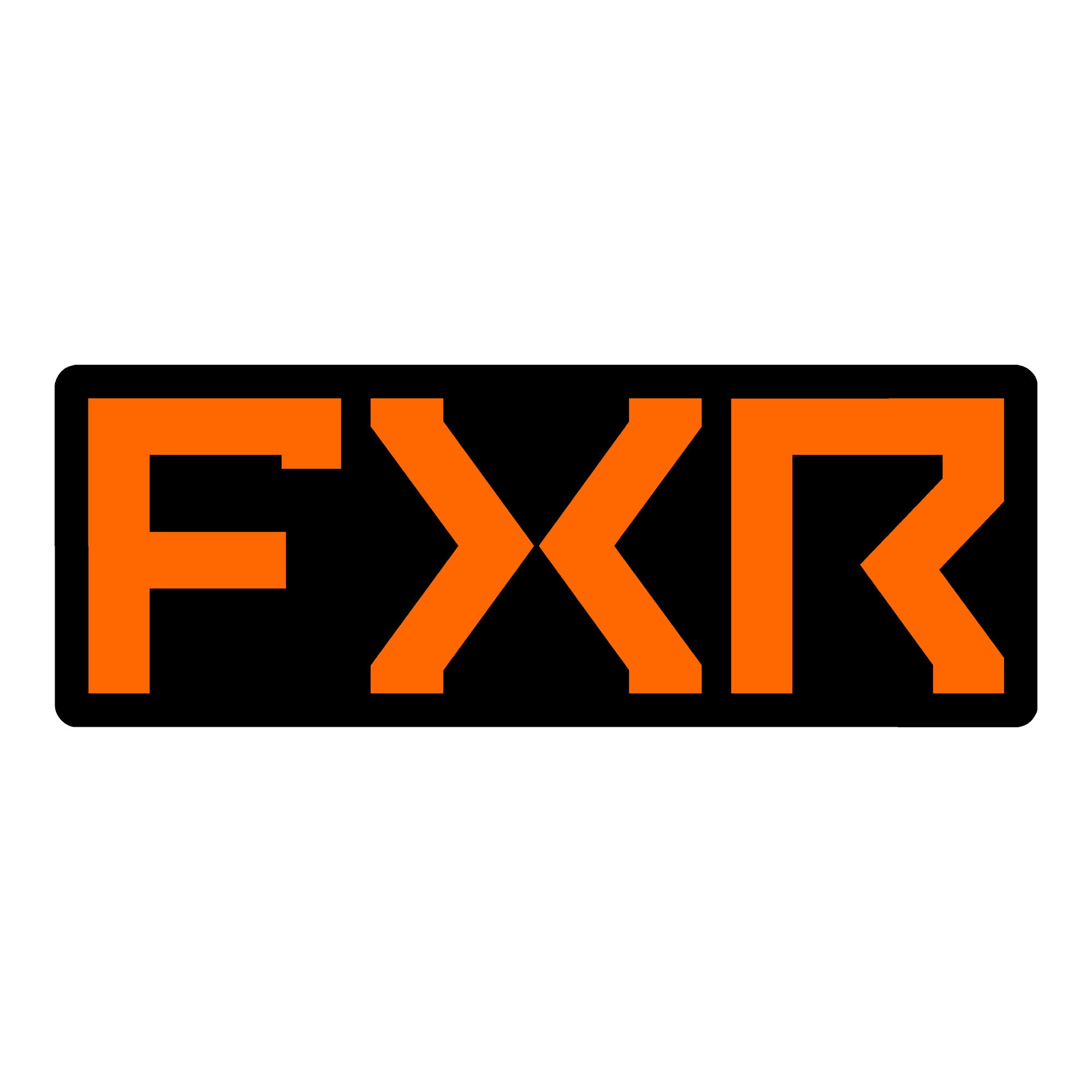 FXR  Split Sticker 6 Inch Off-Road Sports Decal